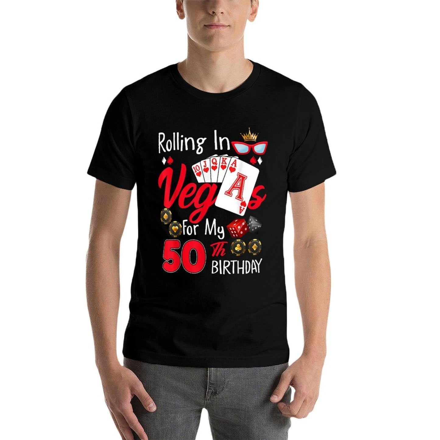 Rolling In Vegas For My 50 Year Old 50th Birthday Las Vegas Classic T-Shirt