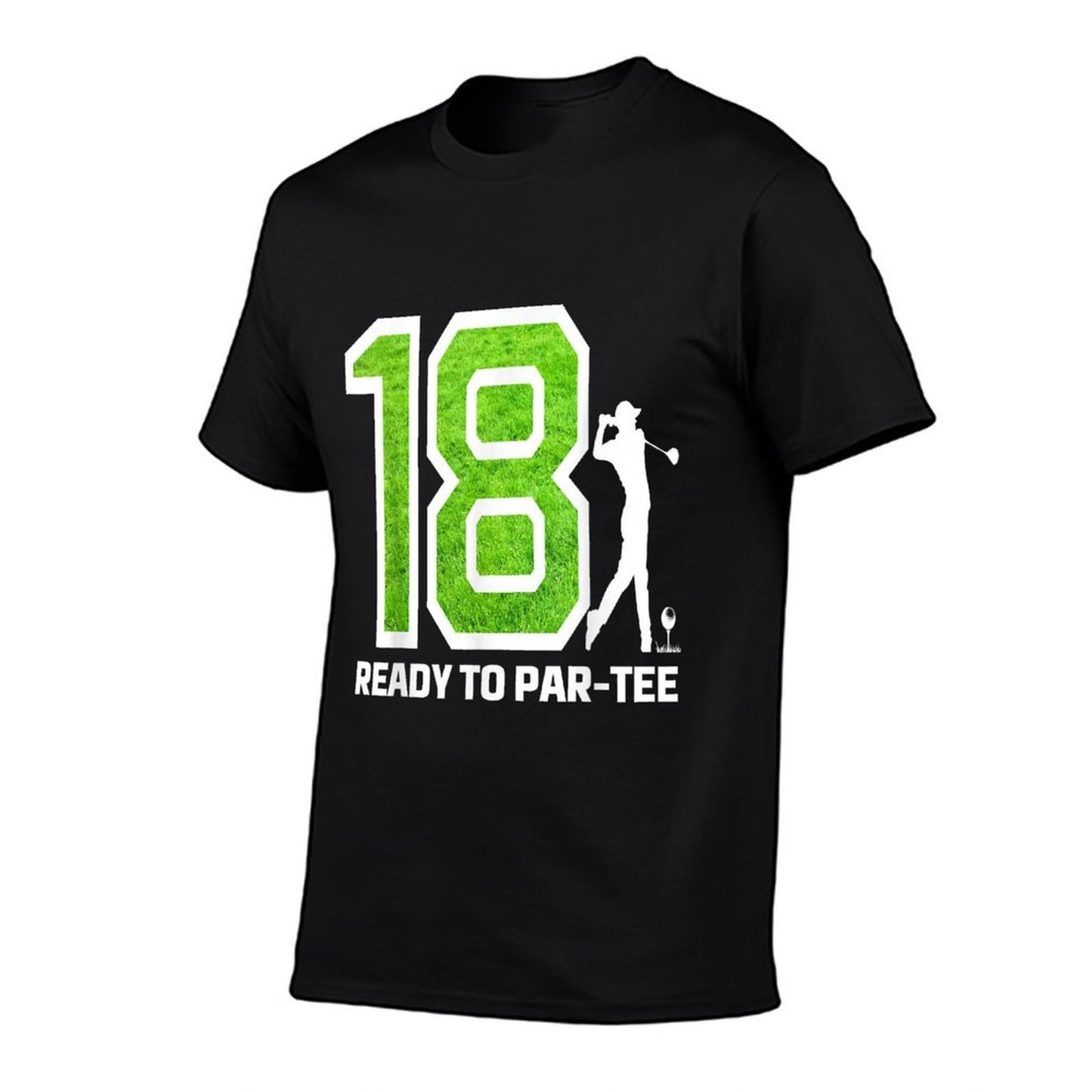 18th Birthday Golf Player Golfer Boys 18th Year Old Birthday Polyester Blend T-Shirt