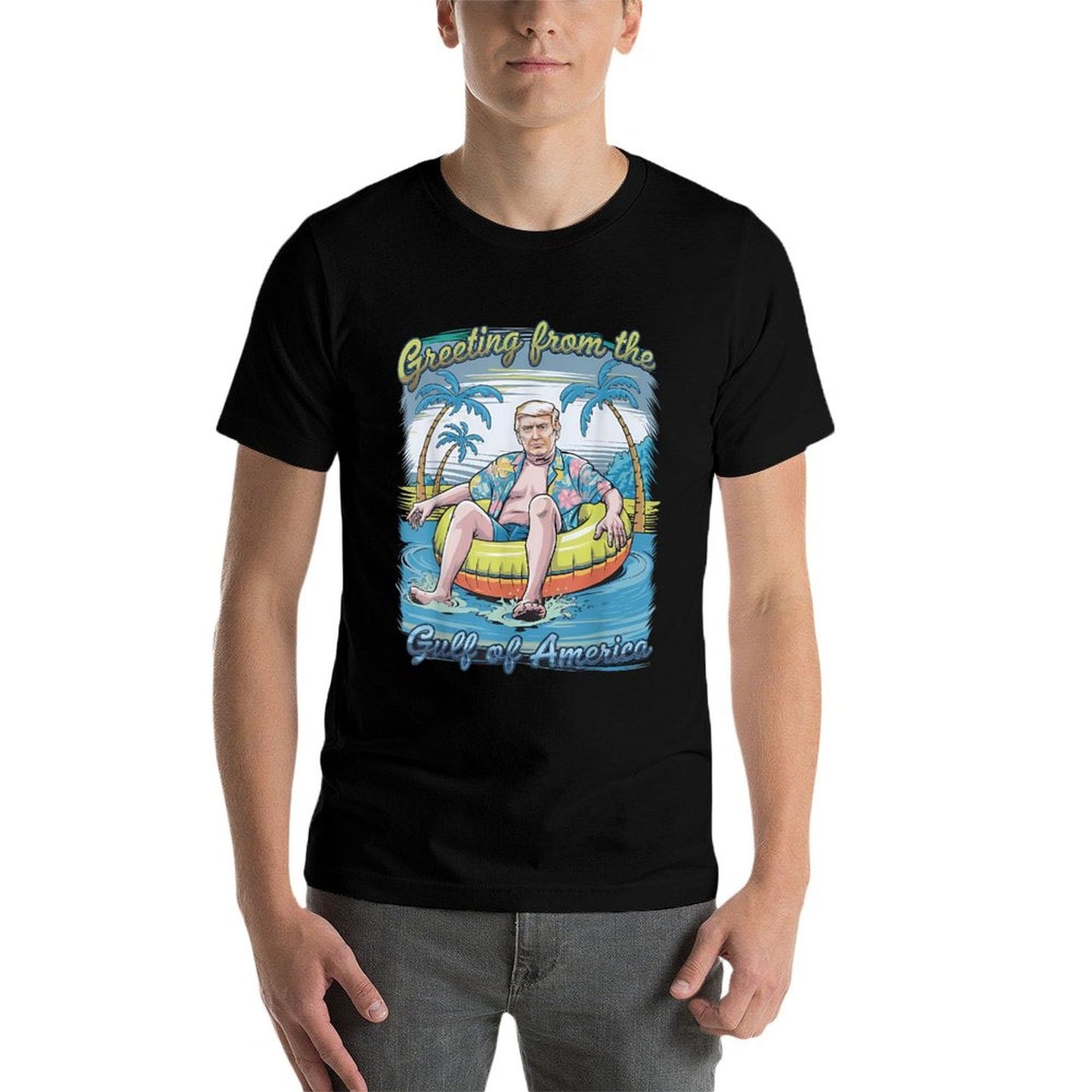 Greeting From The Gulf Of Usa America Comfortable T-Shirt
