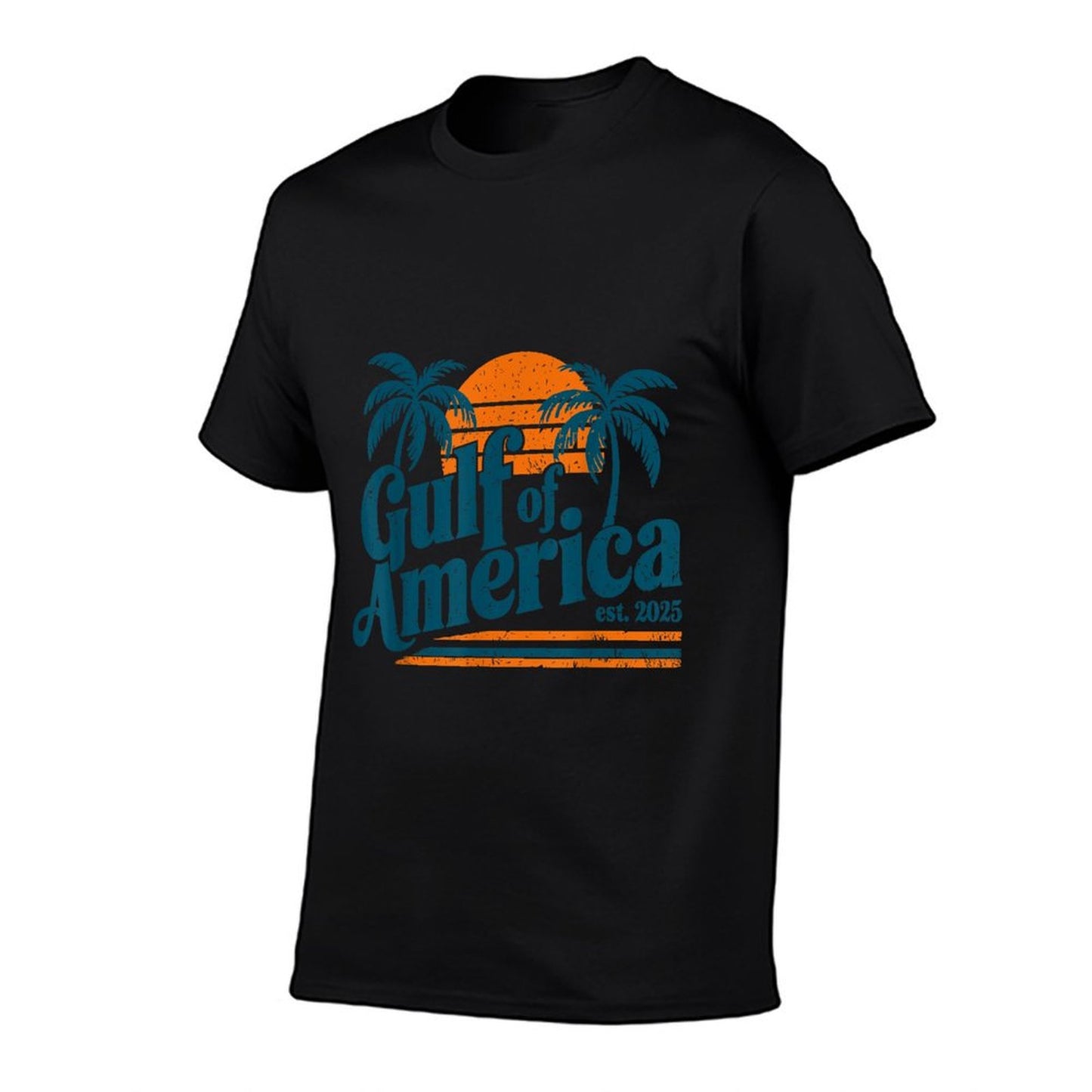 Retro Vintage Gulf Of US America 2025 American Gifts Stretchy T-Shirt