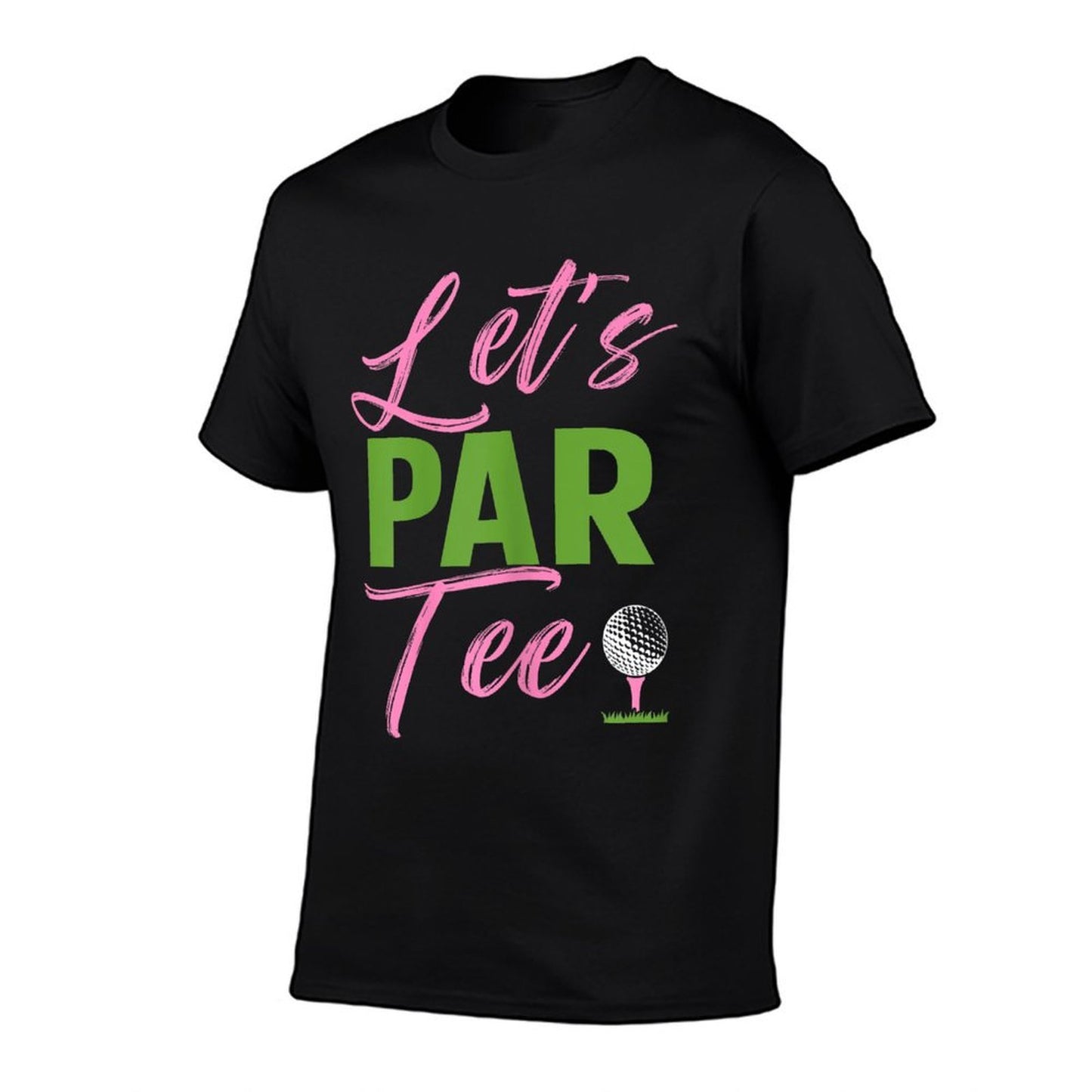 Womens Let's Par Funny Golf Golfer Girl Women Golfing Party Polyester Blend T-Shirt