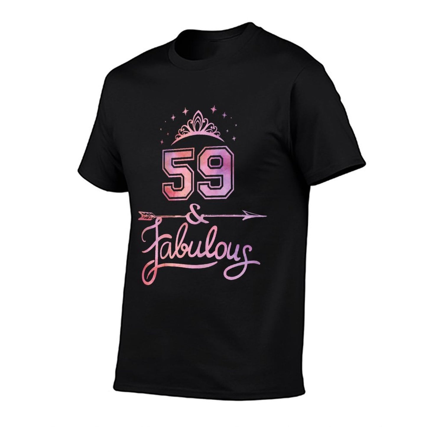 Women 59 Years Old And Fabulous Happy 59th Birthday Stretchy T-Shirt