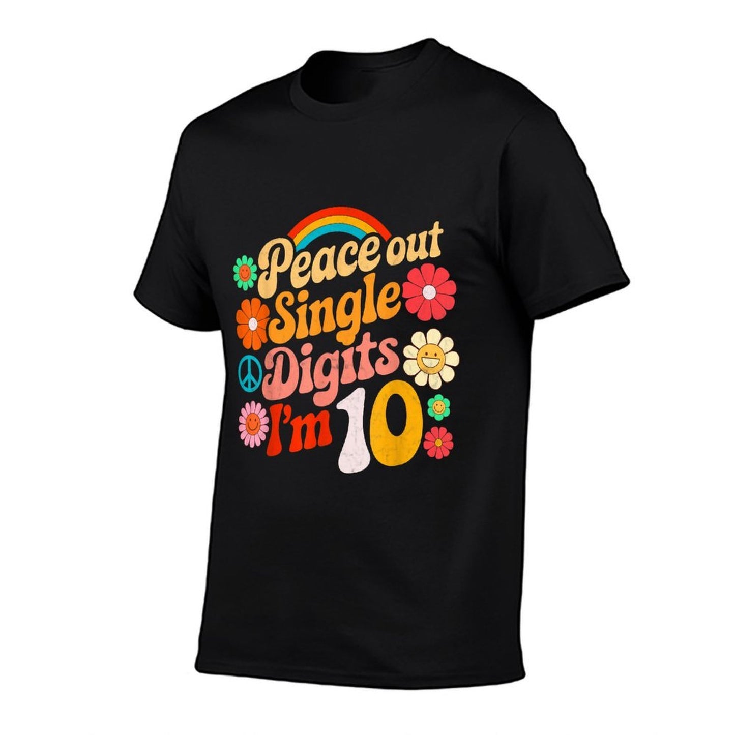 10th Birthday Girl I'm Double Digits 10 Year Old Birthday Odor-resistant T-Shirt