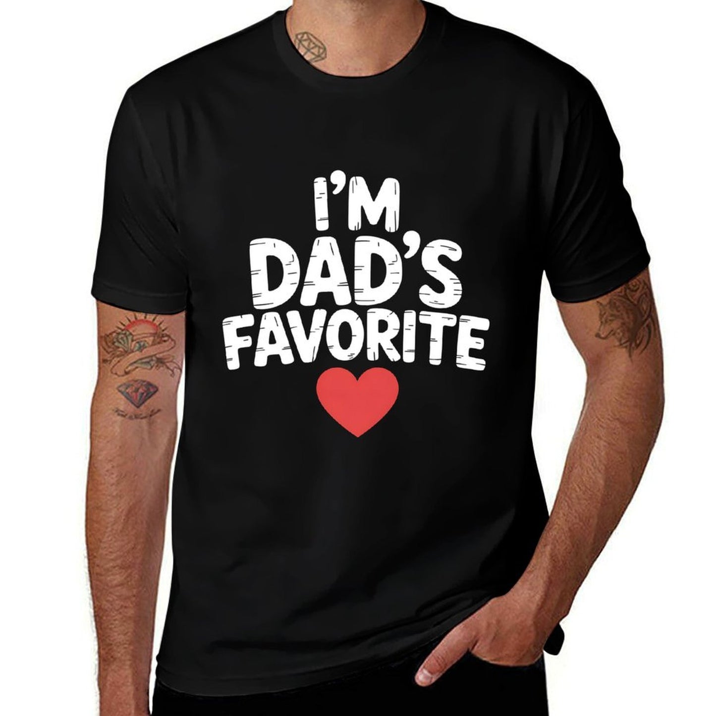Dad's Favorite Child Funny Father's Day Gift Odor-resistant T-Shirt