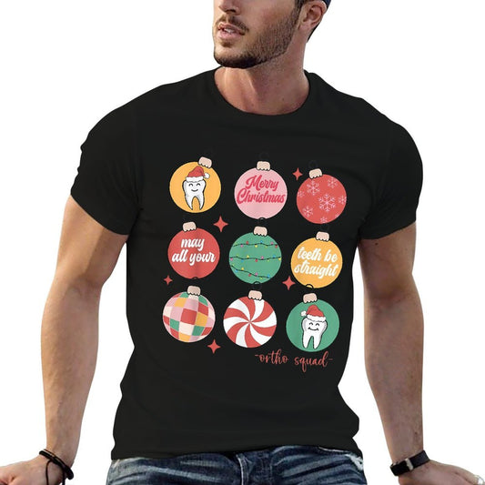 Christmas Ornament Orthodontic Ortho Squadth Brace Vintage-inspired T-Shirt