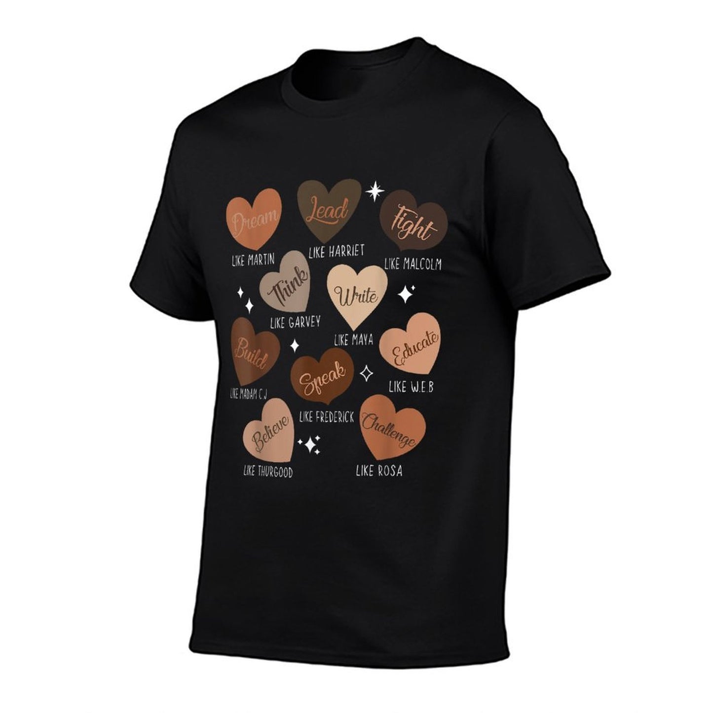 Bhgytec Celebrating Black History Unisex-Adults, Unisex-Kids African American Black History Vintage-inspired T-Shirt