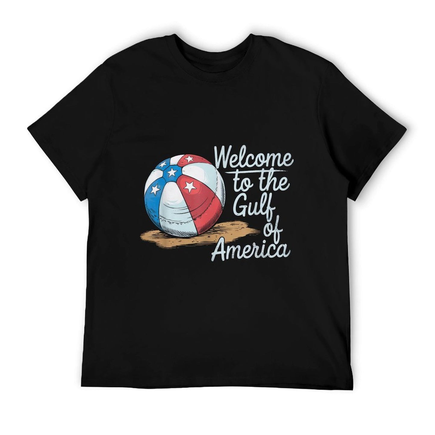 Gulf Of USA America Gift Men Women Flag Beach Vintage-inspired T-Shirt