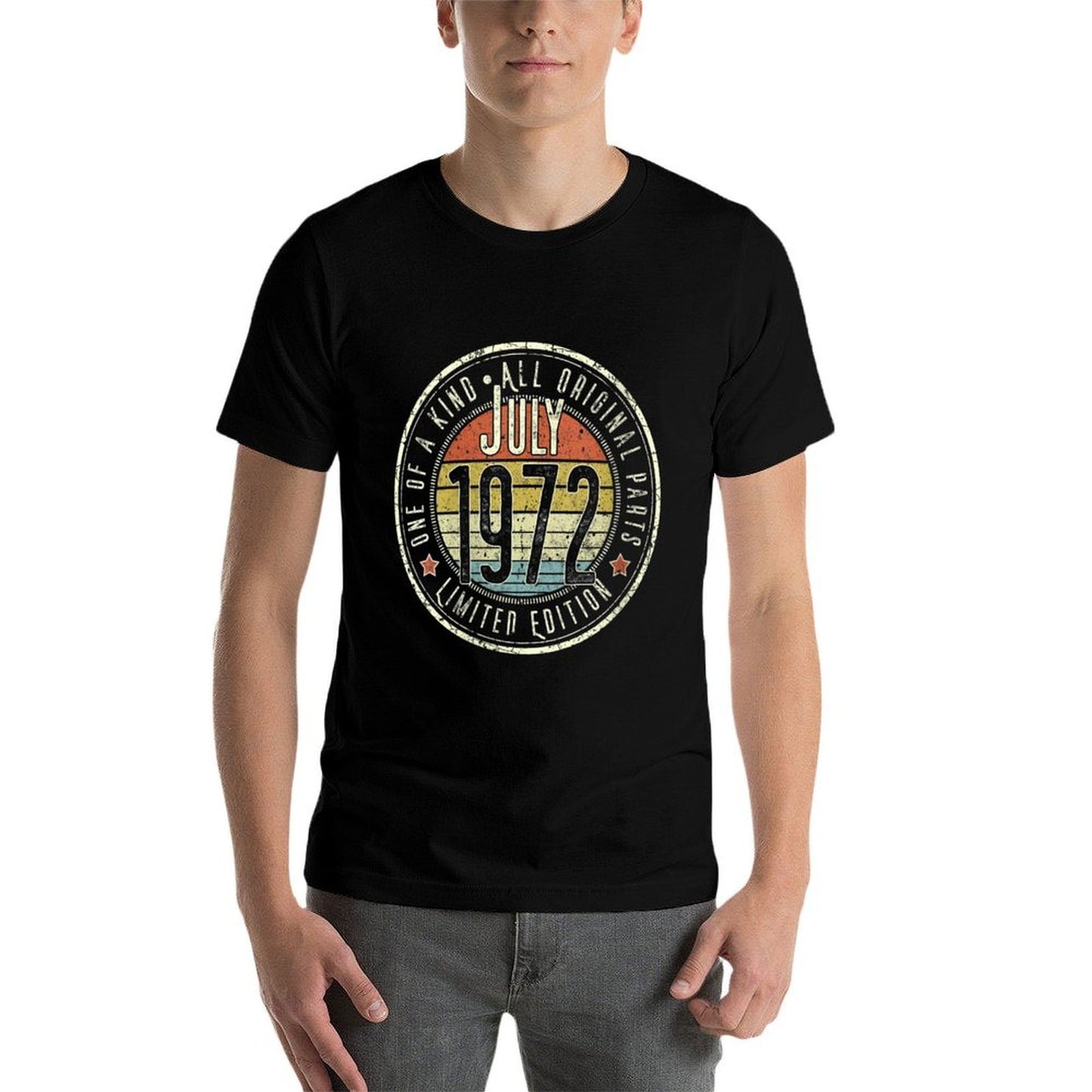 Womens 50 Year Old July 1972 Limited Edition 50th Birthday Lightweight T-Shirt