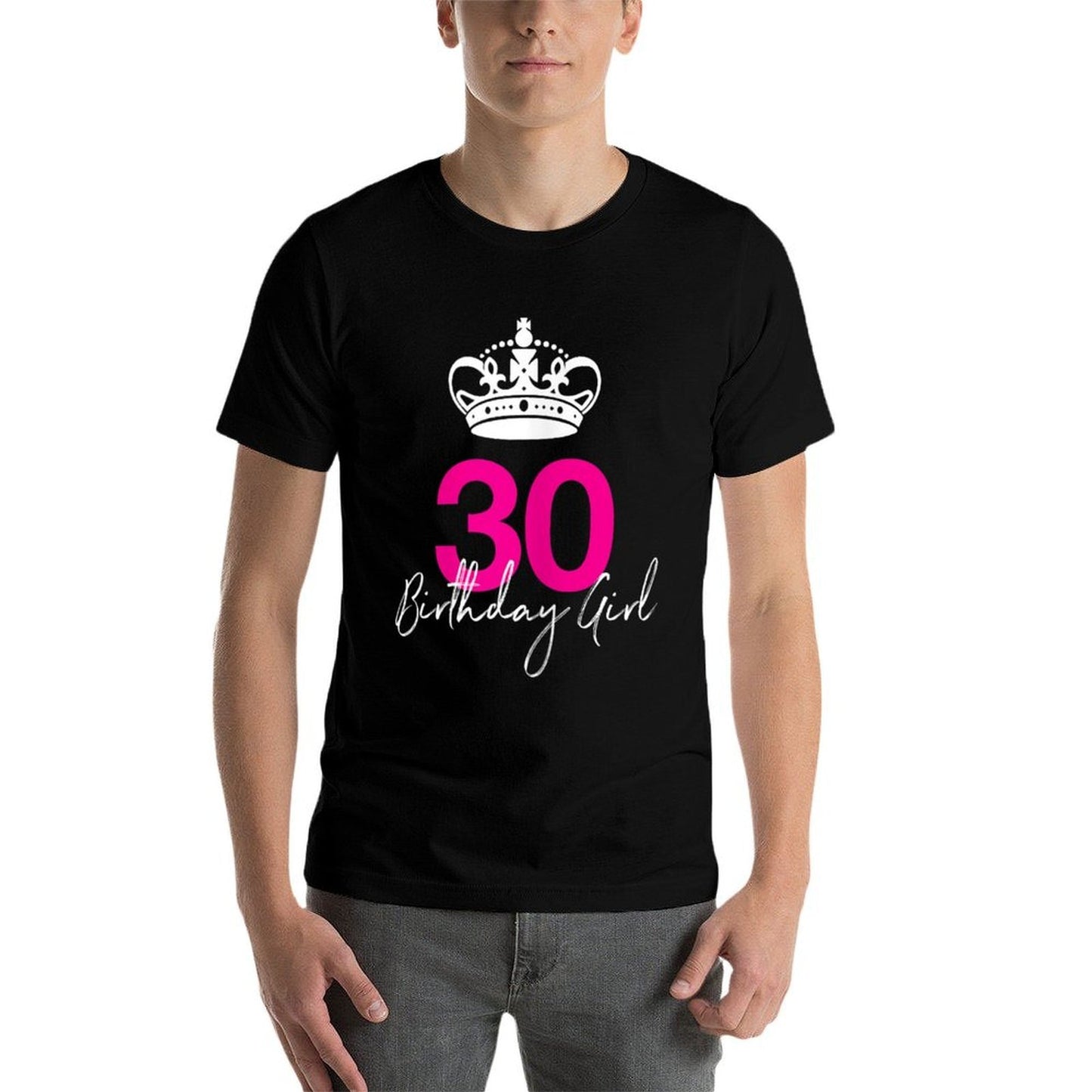 Womens Women's 30th Birthday Shirt for Her Comfortable T-Shirt