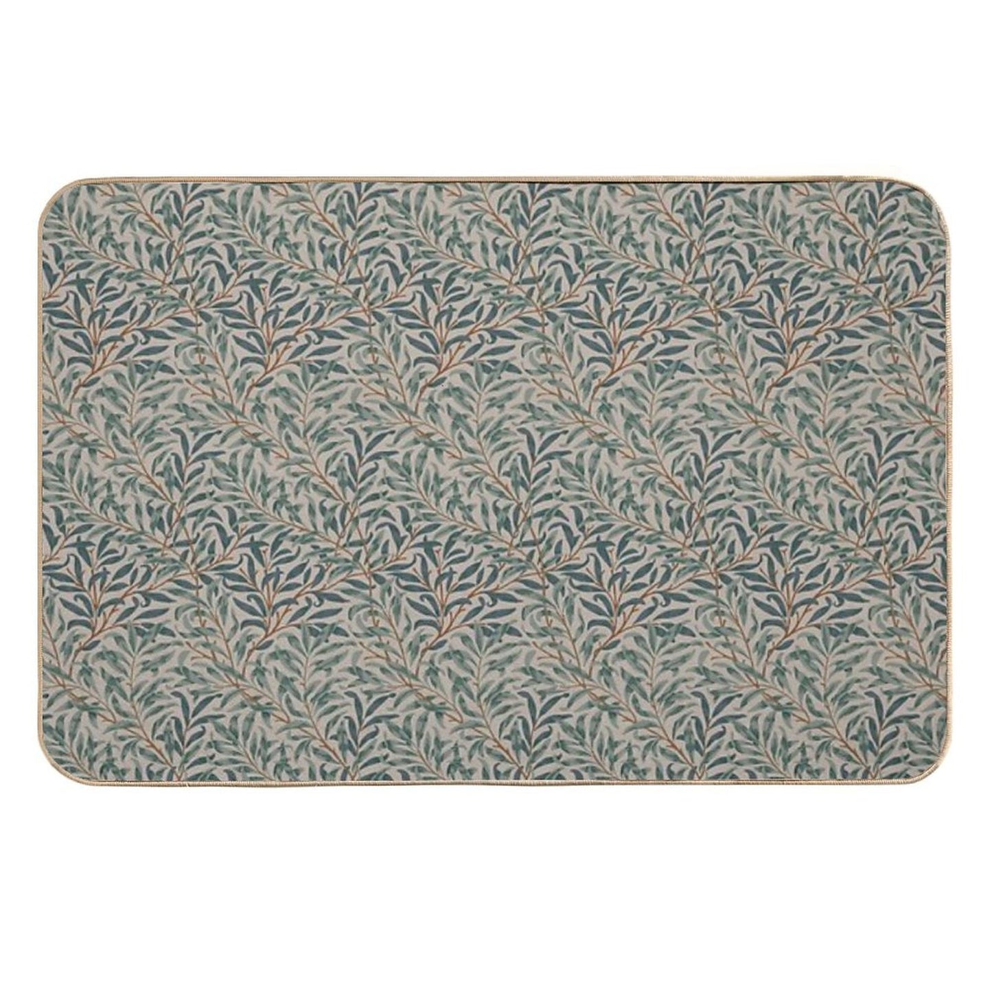 William Morris Vintage Willow Bough Easy Maintenance Bath Mat