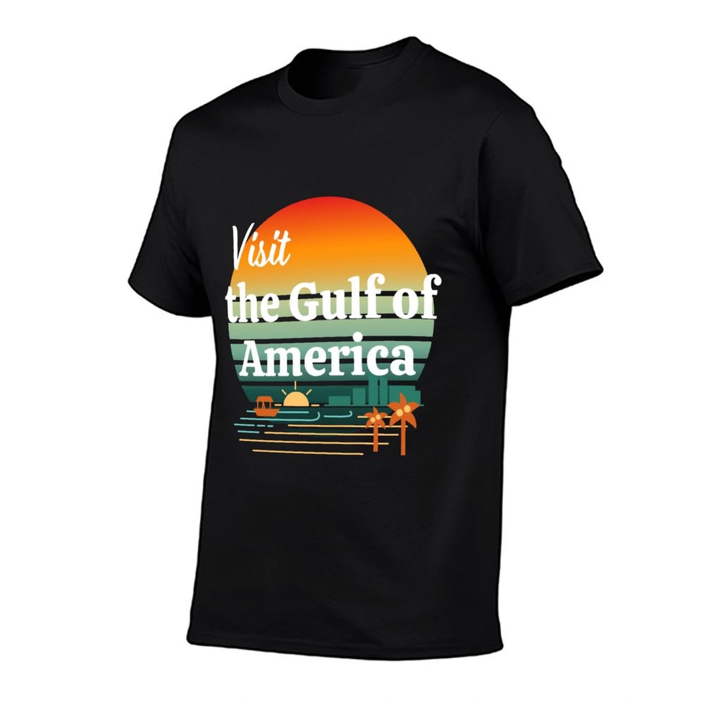 Visit Gulf America Long Sleeve Cotton T-Shirt