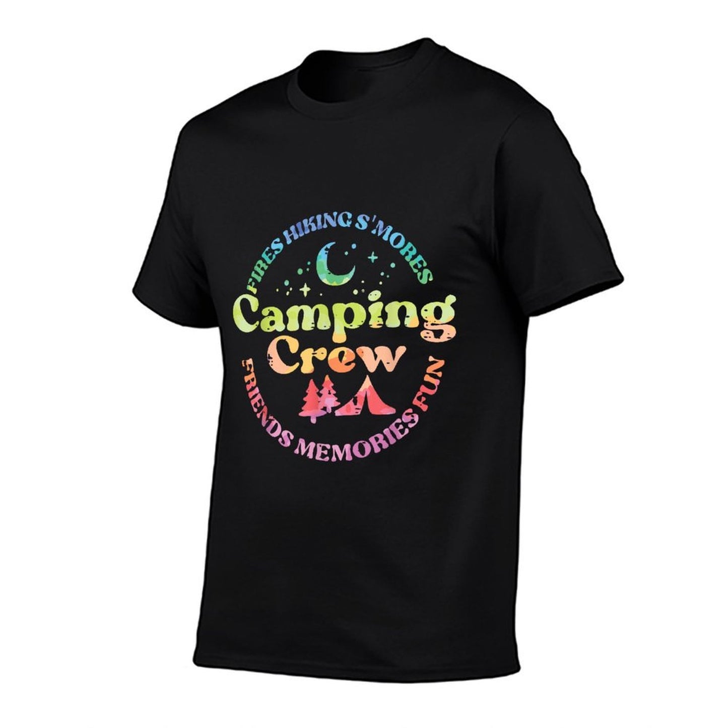 Camping Crew Family Friends Girls Kids Toddler Youth Women Lightweight T-Shirt