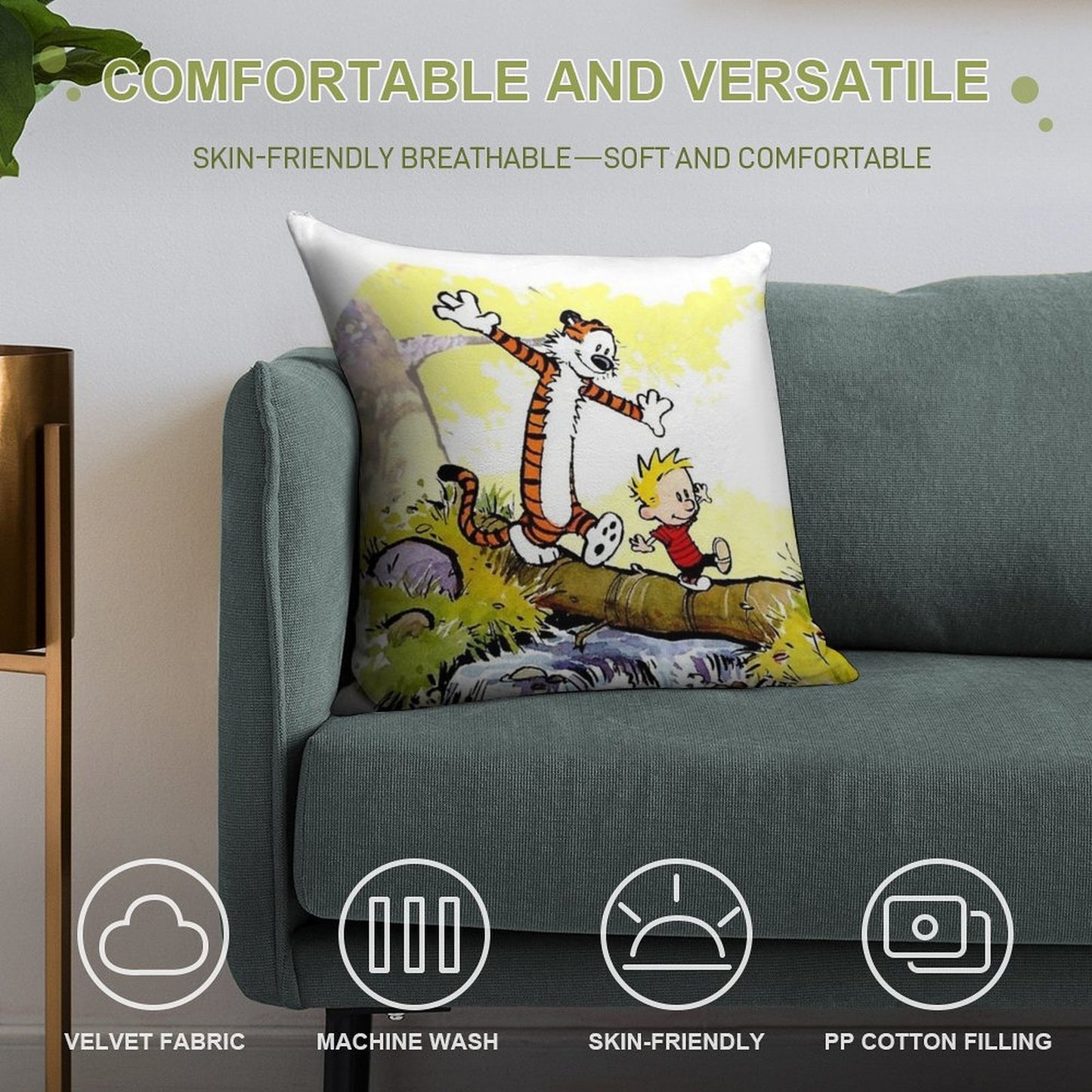 MF82F8BVSPFS0 Soft Multiple Sizes Throw Pillow