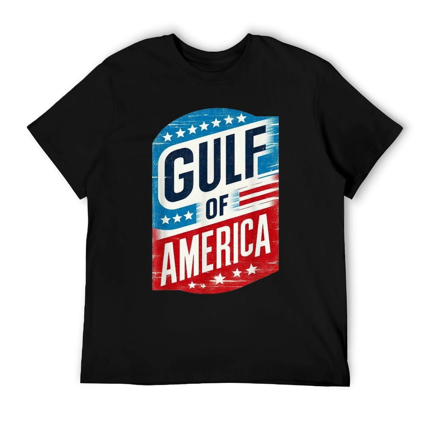 Gulf Of USA America Gulf Mexico Retro Patriotic 4th of July Eco-friendly Material T-Shirt