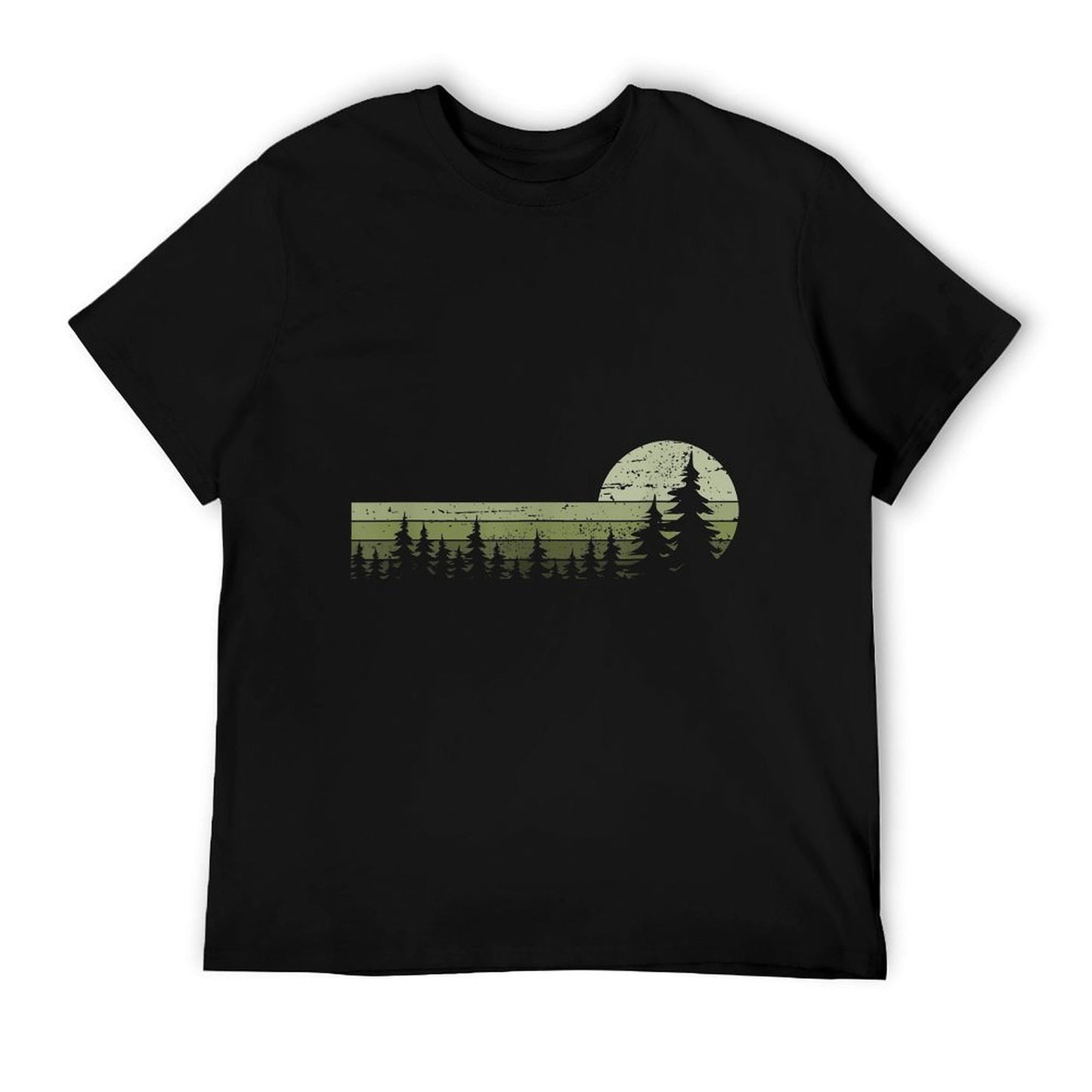 Trees Wildlife Nature Vintage Forest Easy-care T-Shirt