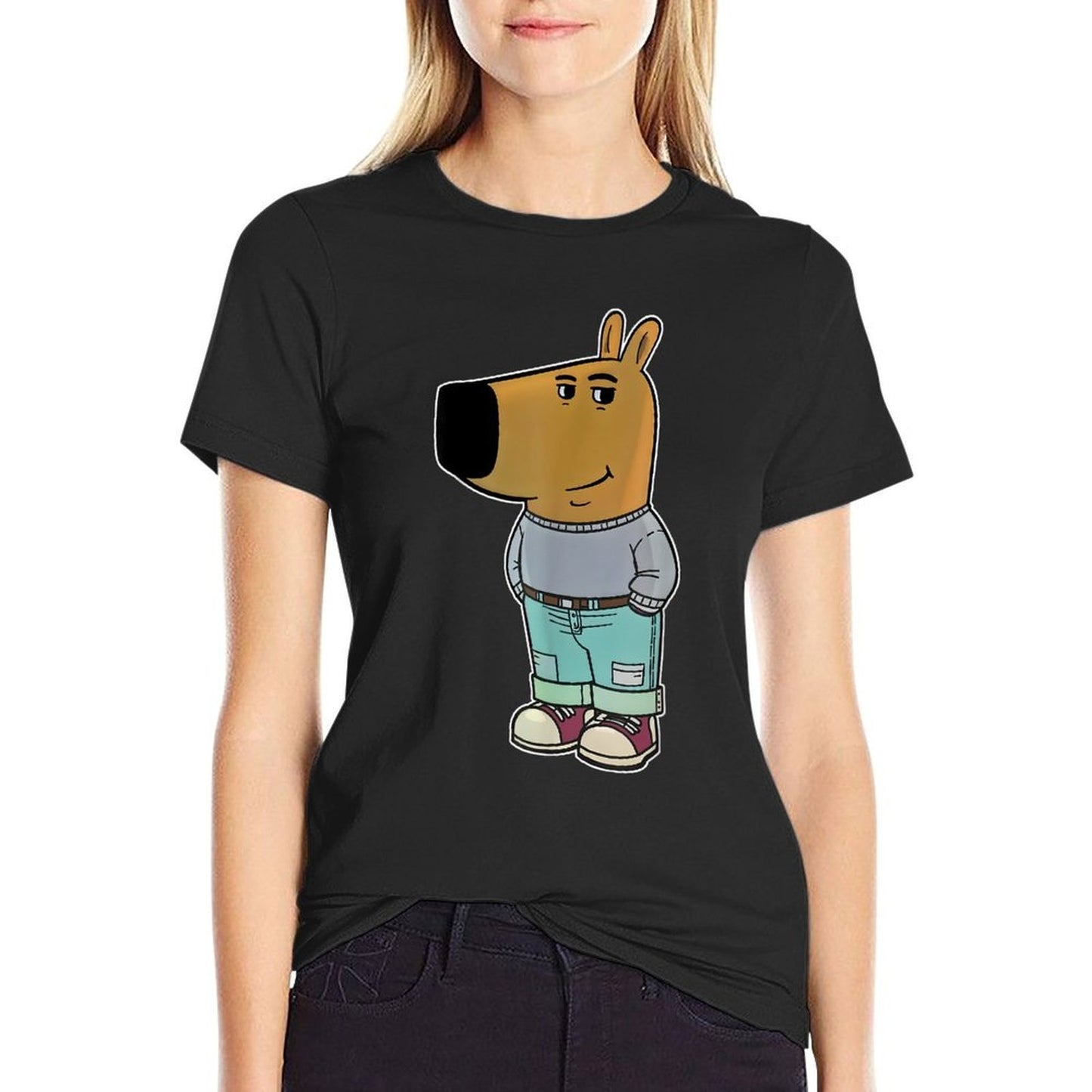 Chill Guy Meme Lightweight T-Shirt