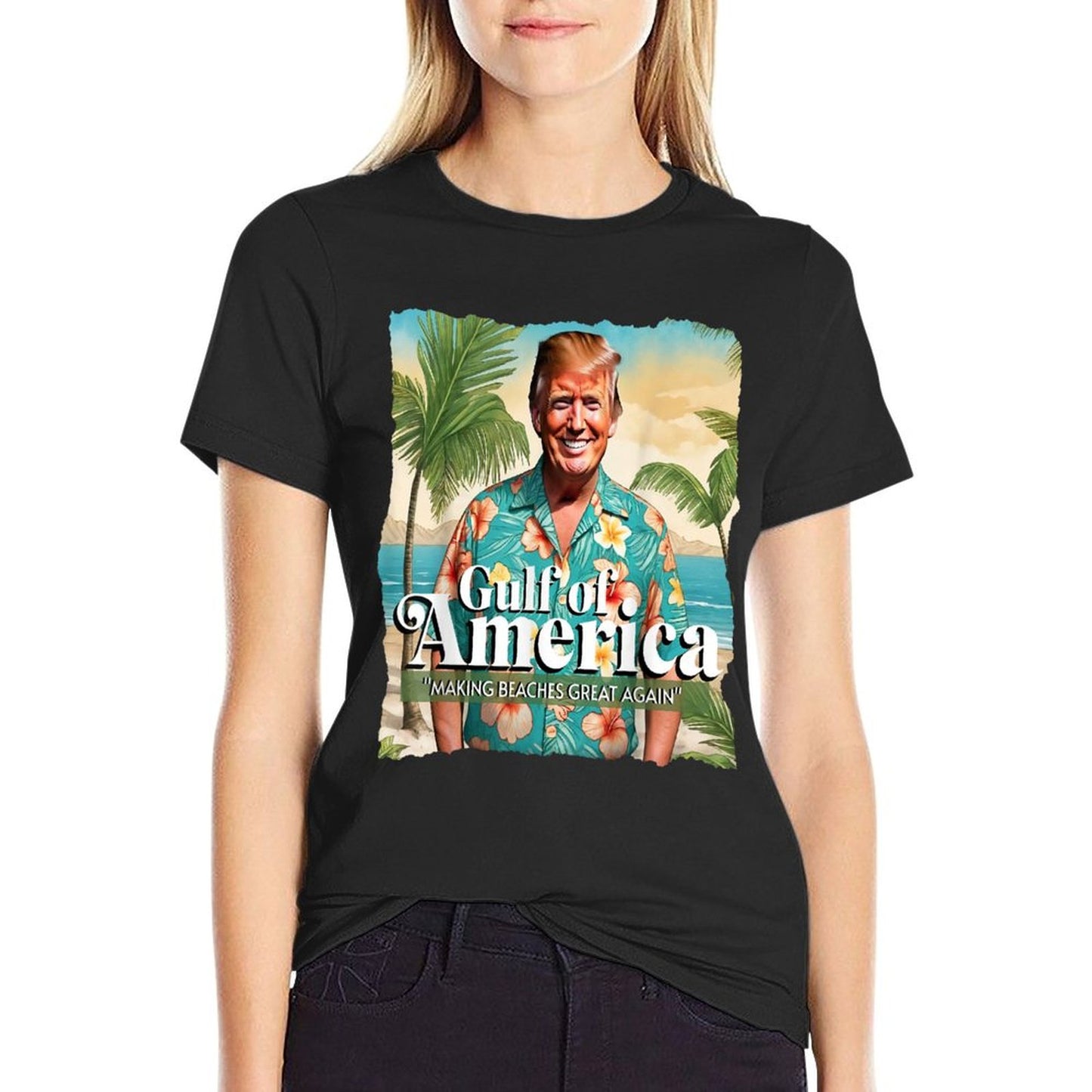 Funny Trump Gulf Of Us America 2025 Trump Merchandise Durable T-Shirt