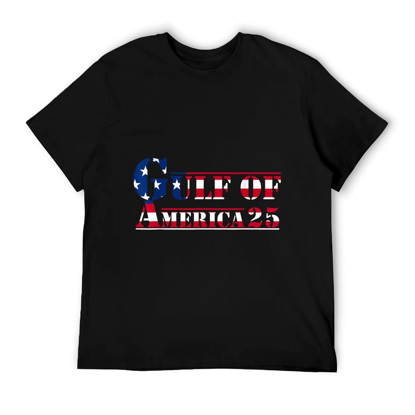 Retro Gulf Of US America 2025 American Flag Gulf Mexico Moisture-wicking T-Shirt