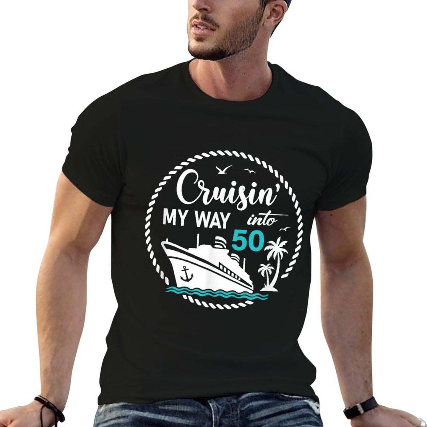 Cruising 50th Birthday Durable T-Shirt