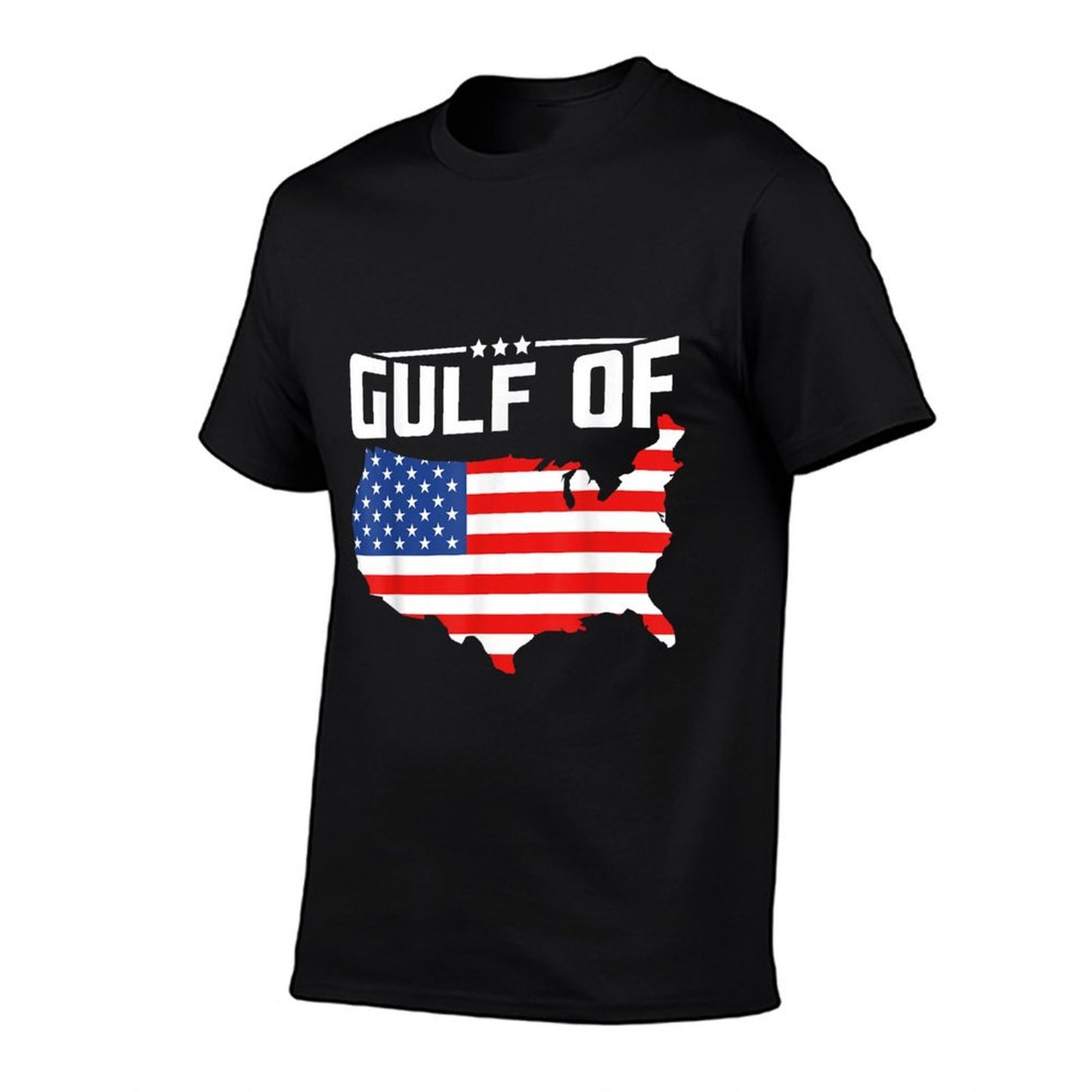 Gulf Of United States Of America Funny USA Flag Stretchy T-Shirt