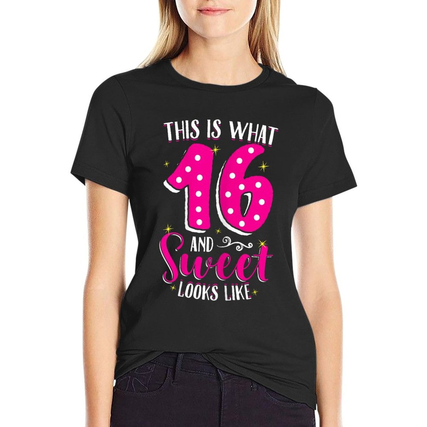 16th Birthday Gift Sweet Sixteen Girls 16 Breathable T-Shirt
