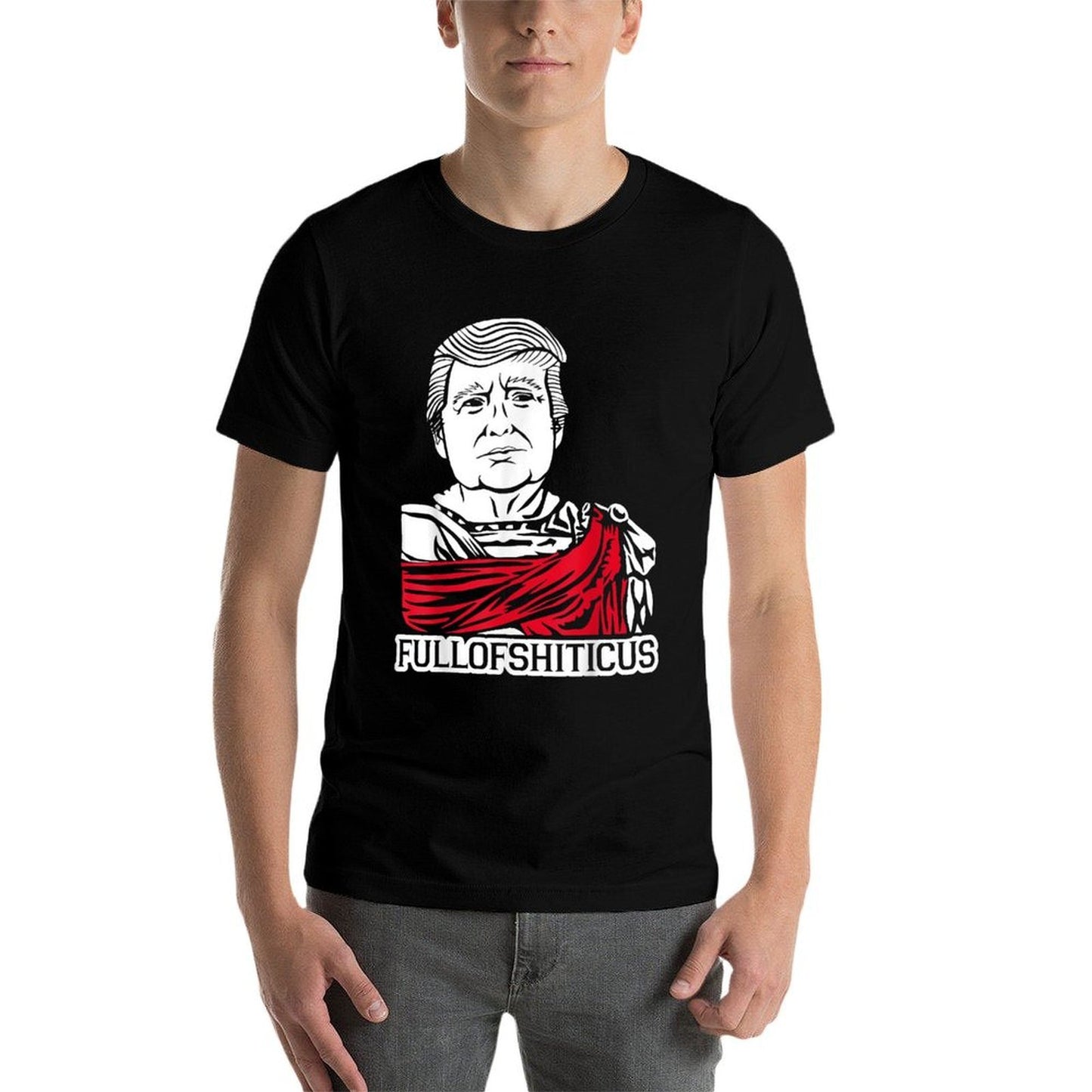 Funny Anti Trump T - Fullofshiticus Vintage-inspired T-Shirt
