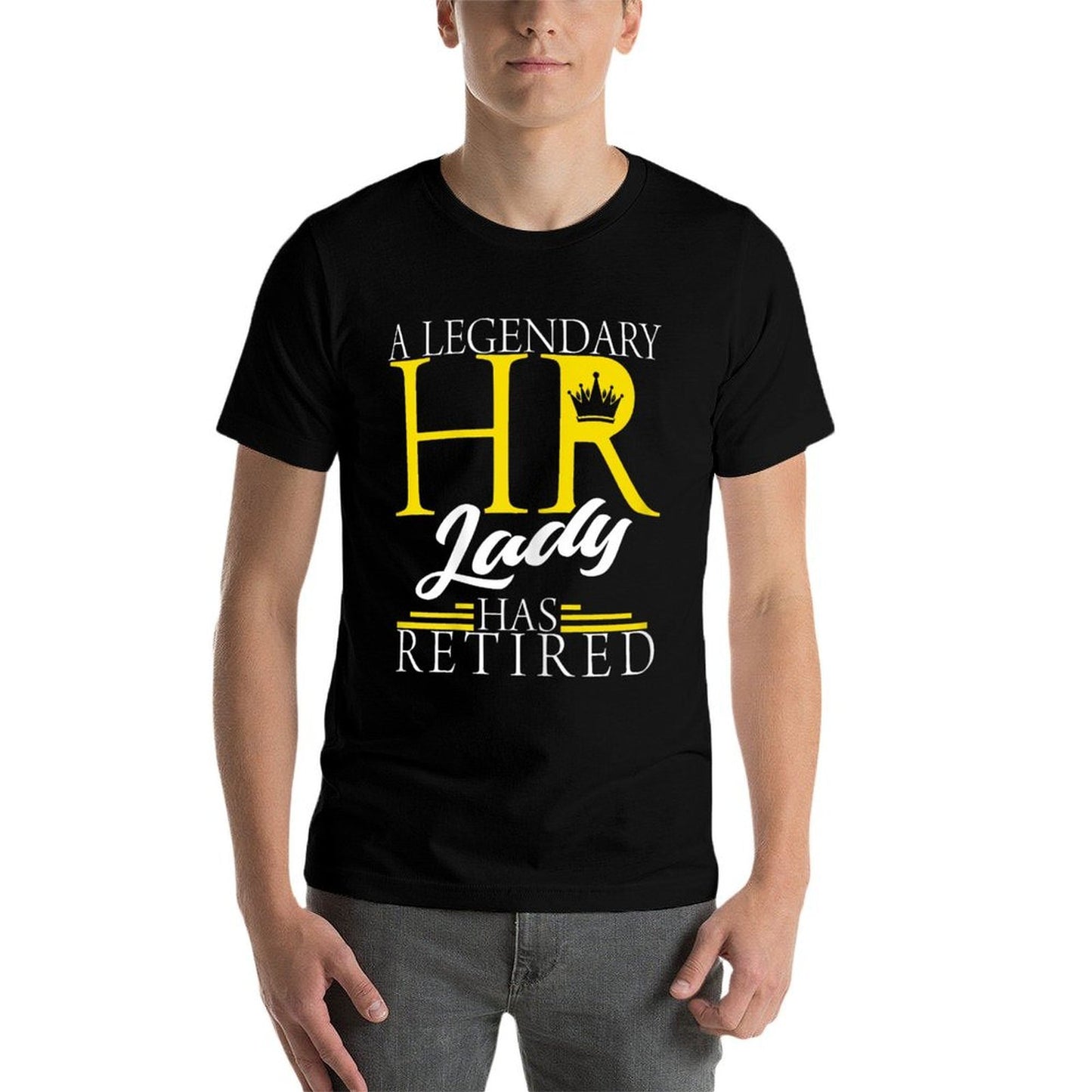 Retired HR Lady Funny Human Resources Retirement Gift Affordable Price T-Shirt