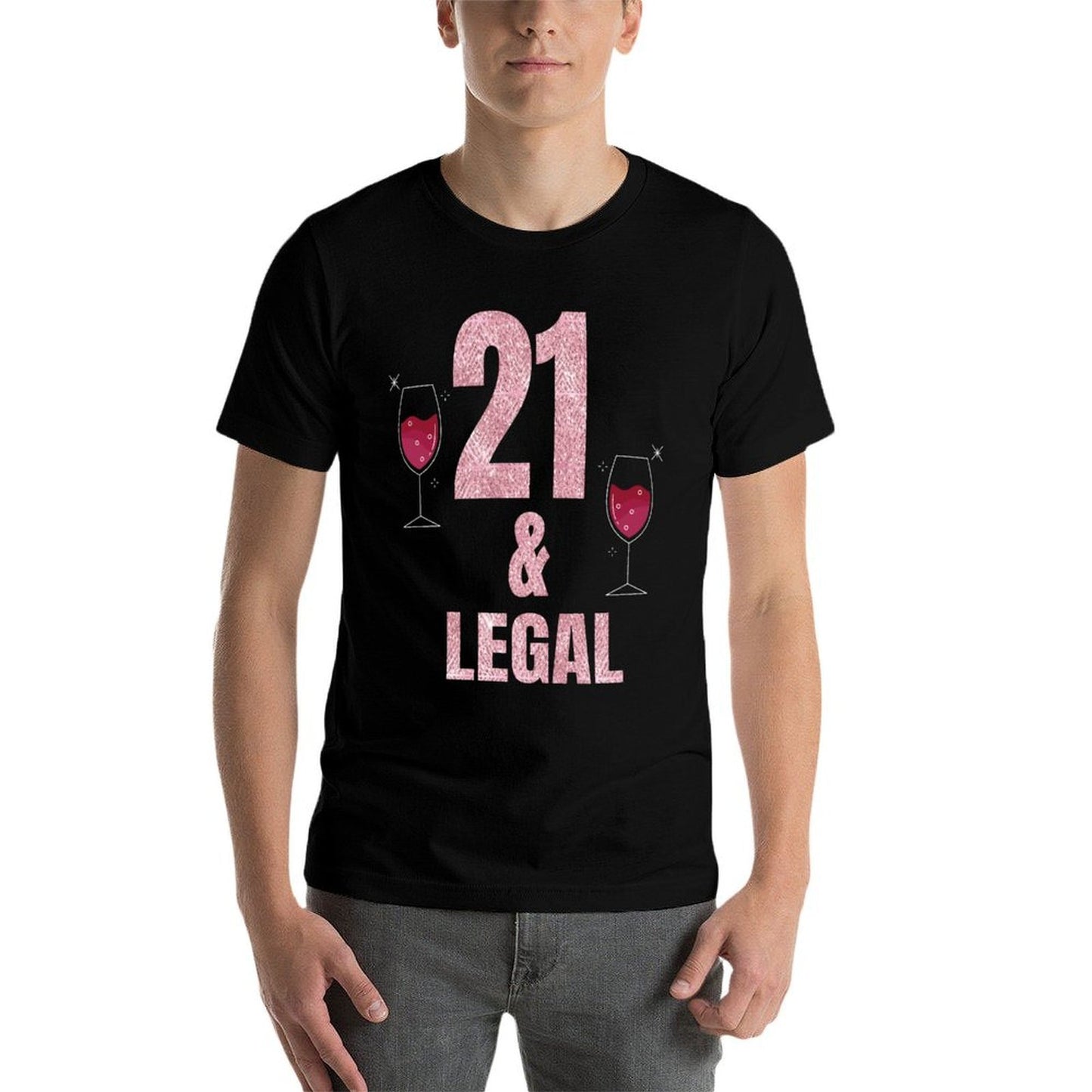 21st Birthday Gifts for Women Glam 21st Birthday T Stretchy T-Shirt