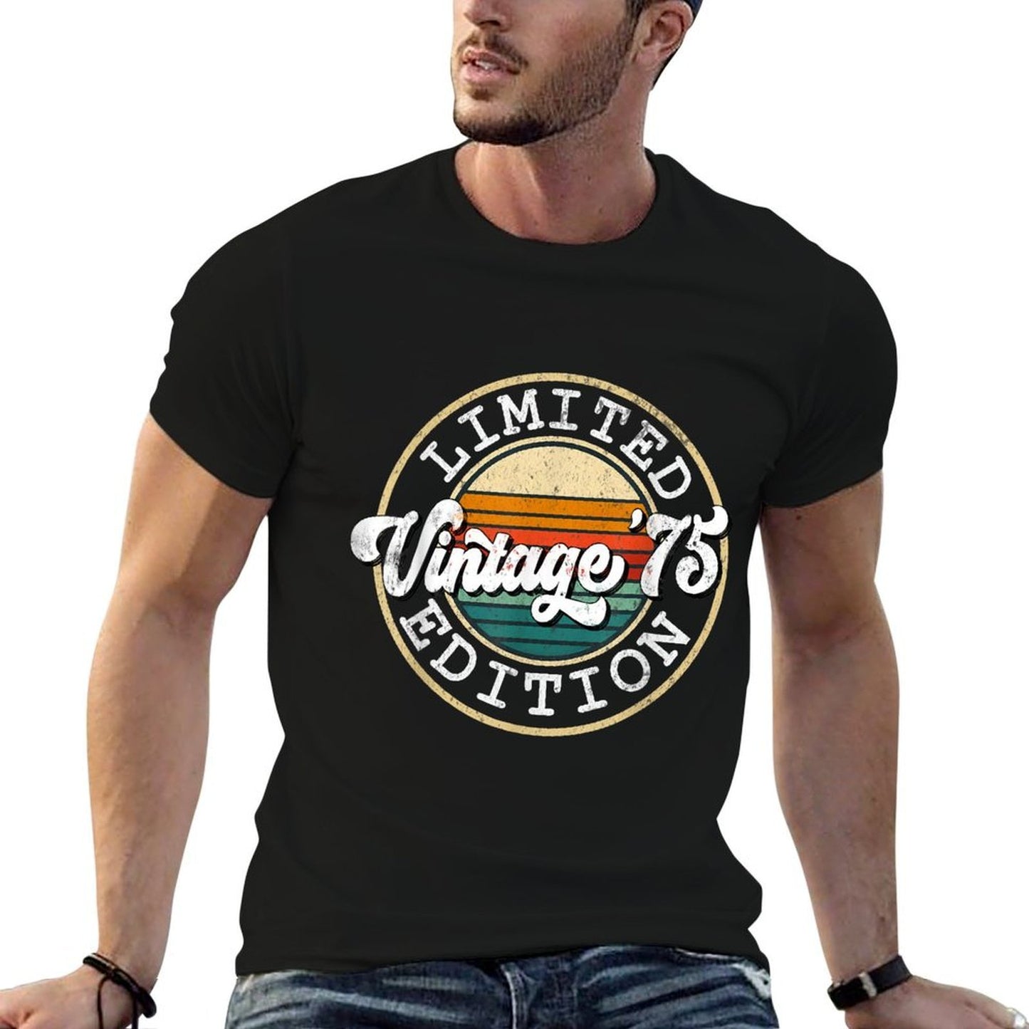 50 Year Old Vintage 1975 Limited Edition 50th Birthday Wrinkle-resistant T-Shirt