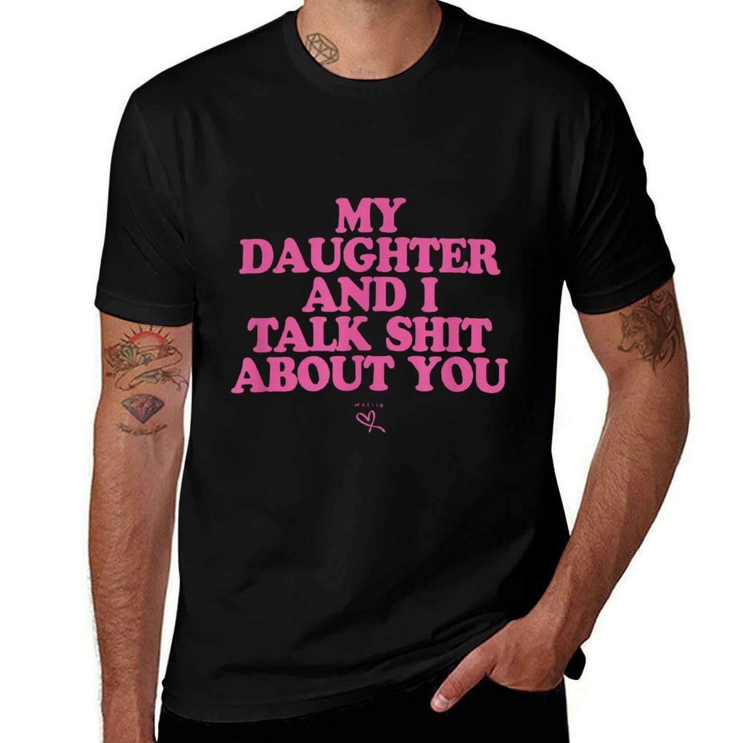 My Daughter And I Talk Shit About You - Funny Gift for Mom Relaxed-fit T-Shirt