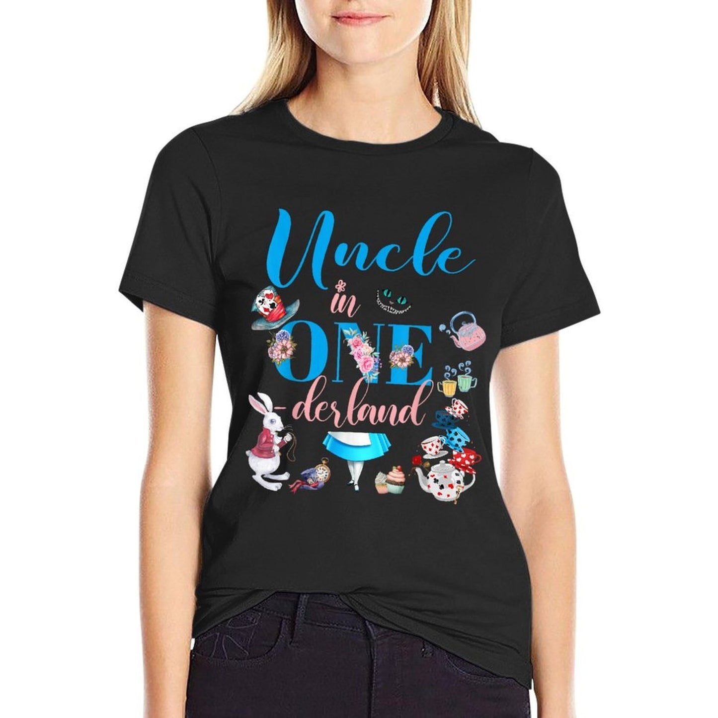 Alice in ONEderland Family Uncle Of The Birthday Girl Easy-care T-Shirt