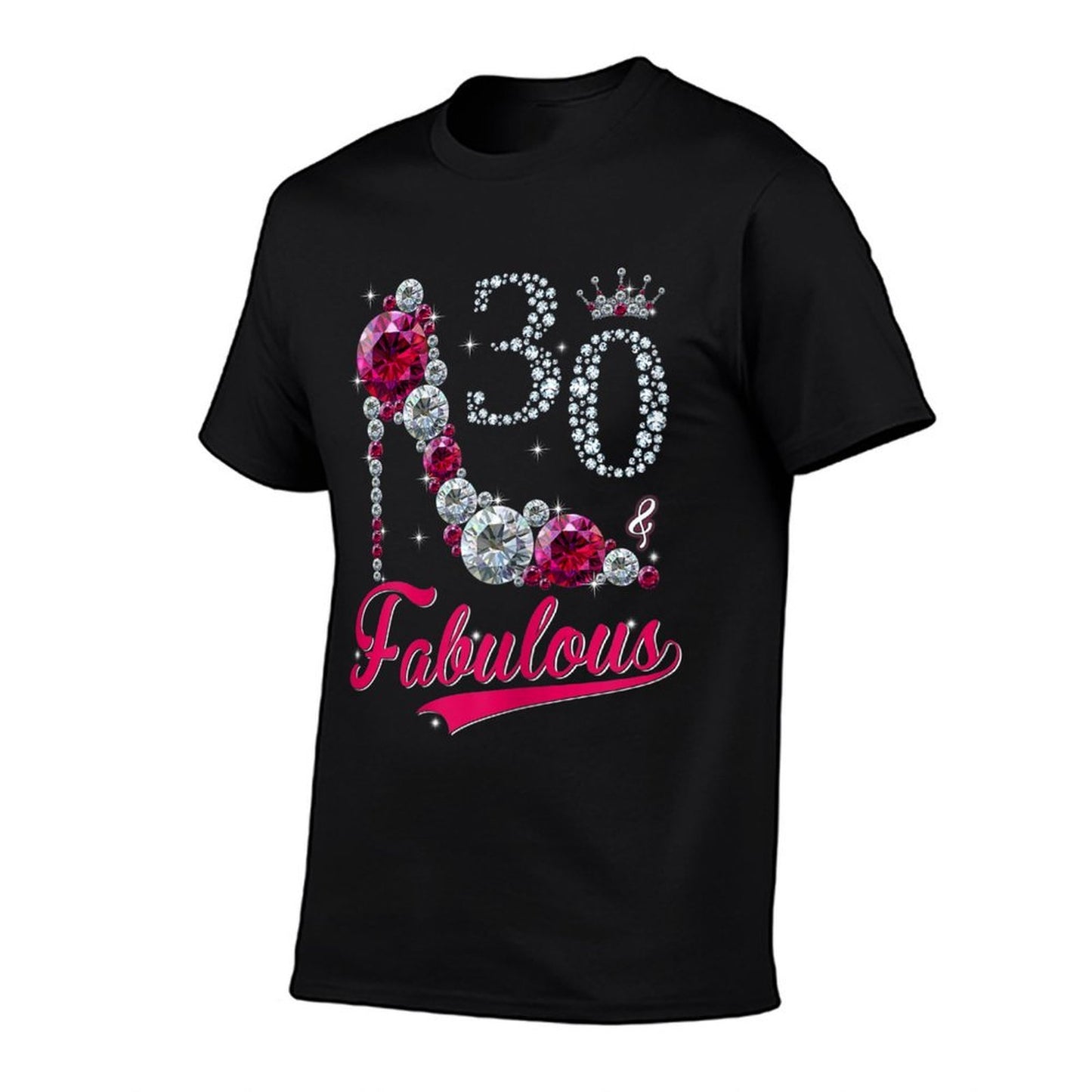 Womens Mom Womens Gifts 30 Years Old And Fabulous 30th Birthday Slim-fit Cut T-Shirt