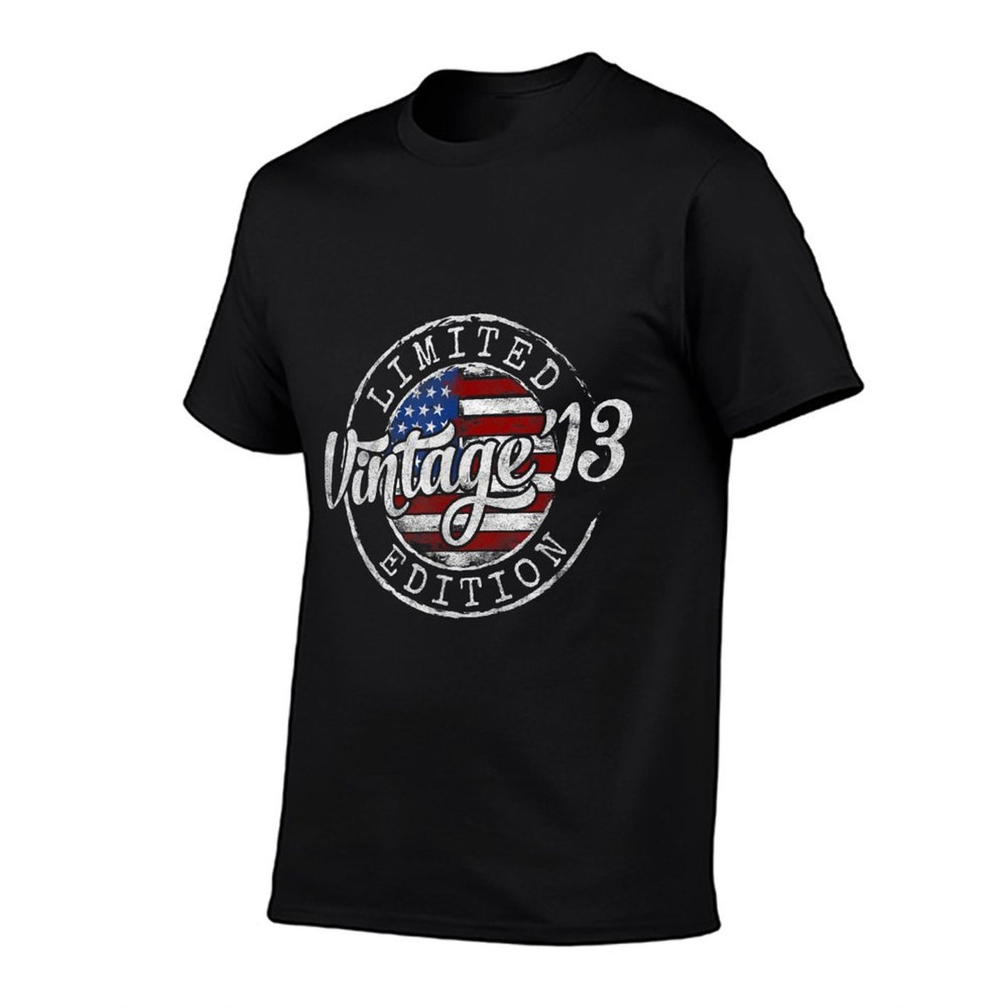 Vintage 2013 12th Birthday Gifts For Boy Girl 12 Year Old Rolled Sleeves T-Shirt