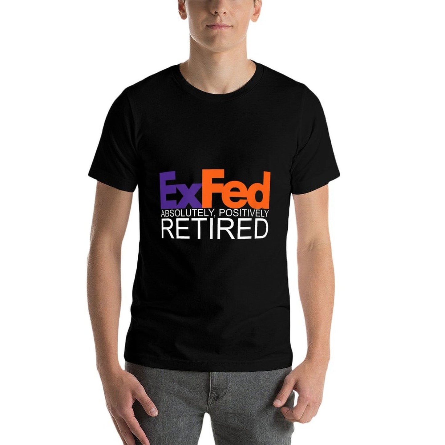 Funny Co-Worker Gift Federal EX FED Happy Retirement Party Vintage-inspired T-Shirt