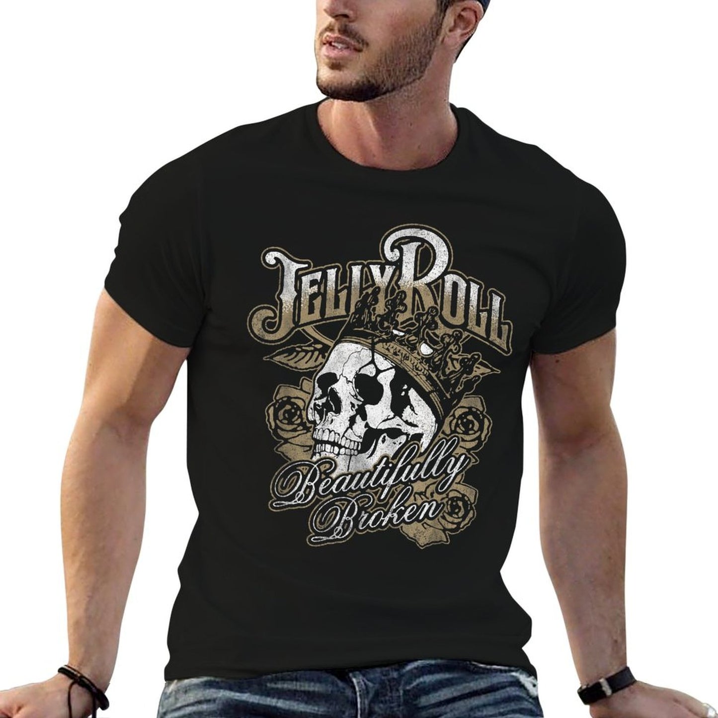 Jelly Roll - Beautifully Broken Cotton T-Shirt