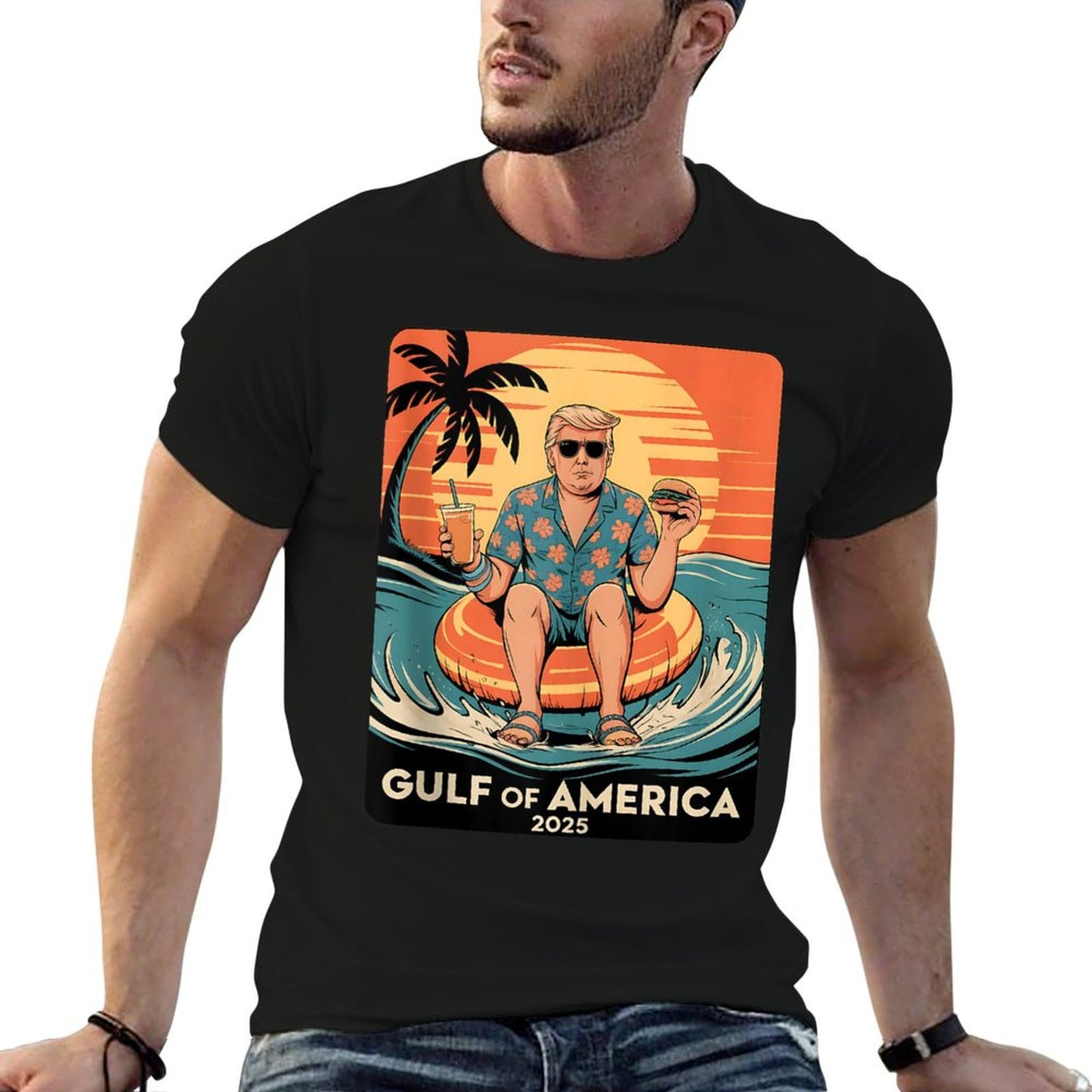 Funny Trump Gulf Of Us America Est 2025 Versatile T-Shirt