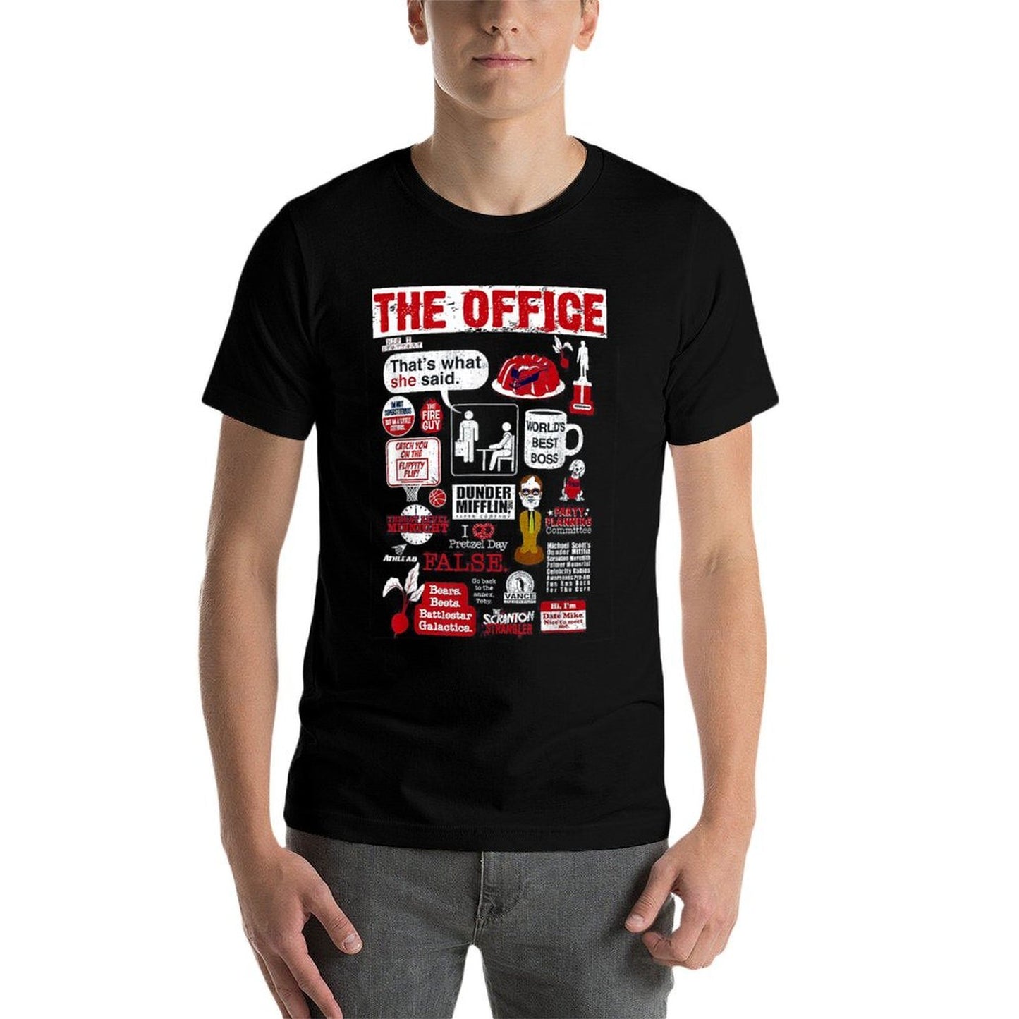 The Office Quote Mash-Up Vintage Funny Comfortable T-Shirt