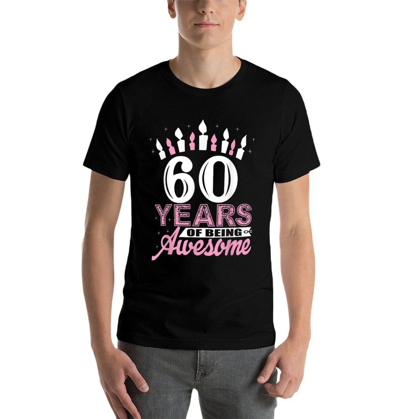 60 Years Old Born In 1960 60th Birthday Gift For Women Funny Summer-ready Fabric T-Shirt