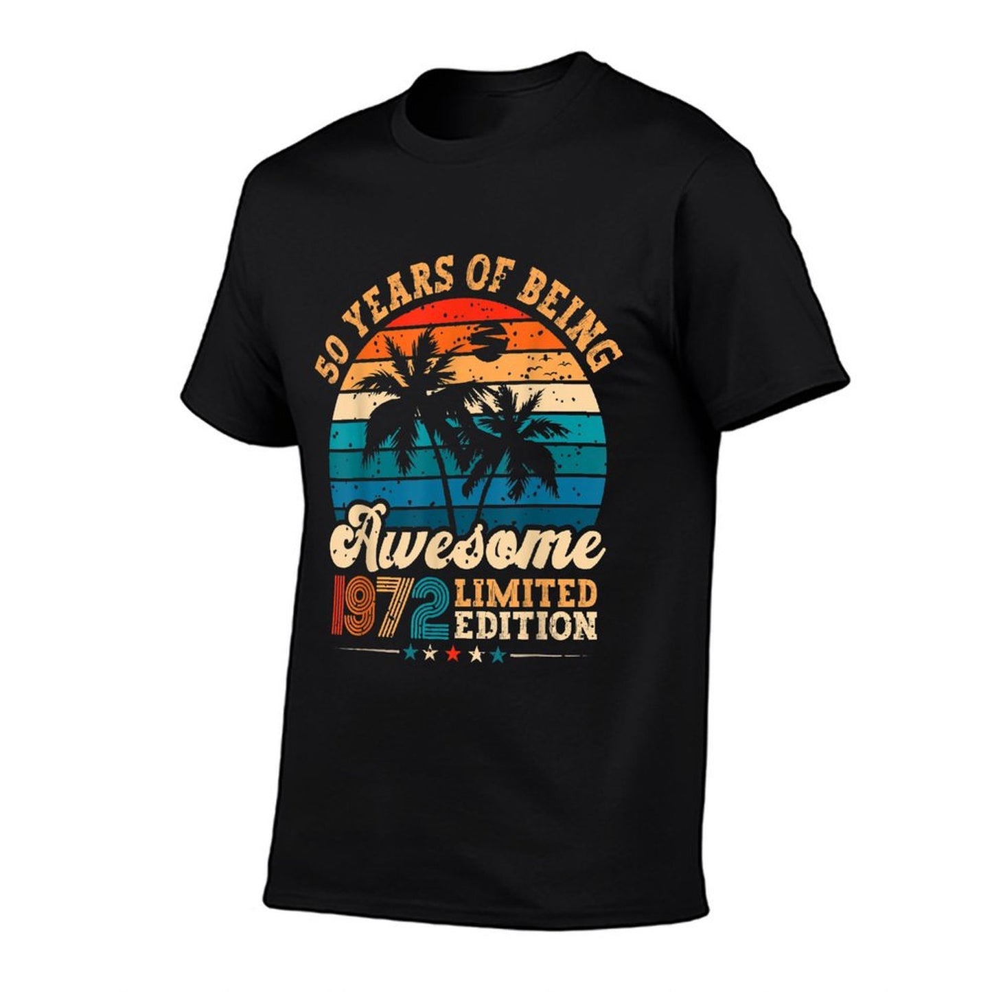 50 Year Old Gifts Awesome 1972 Limited Edition 50th Birthday Affordable Price T-Shirt