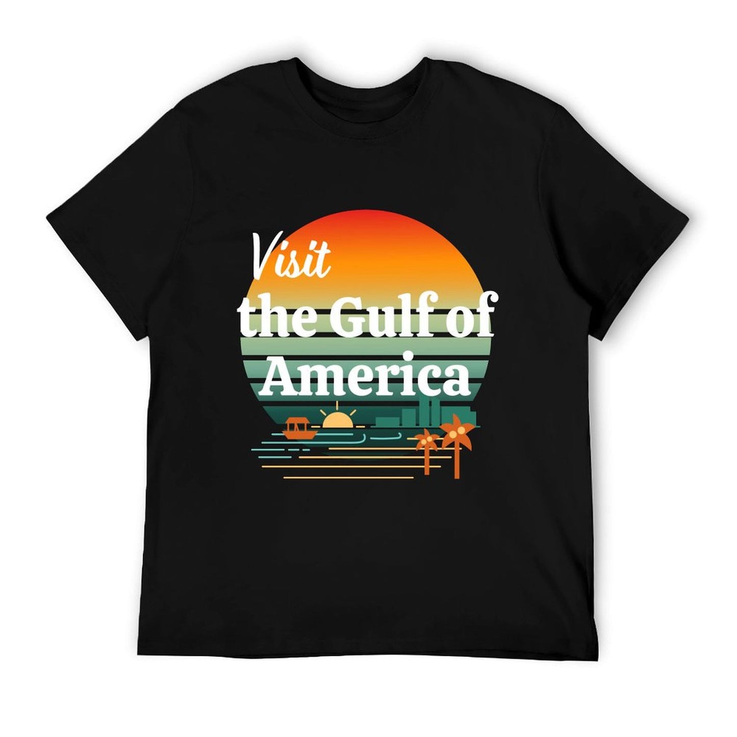 Visit Gulf America Long Sleeve Cotton T-Shirt