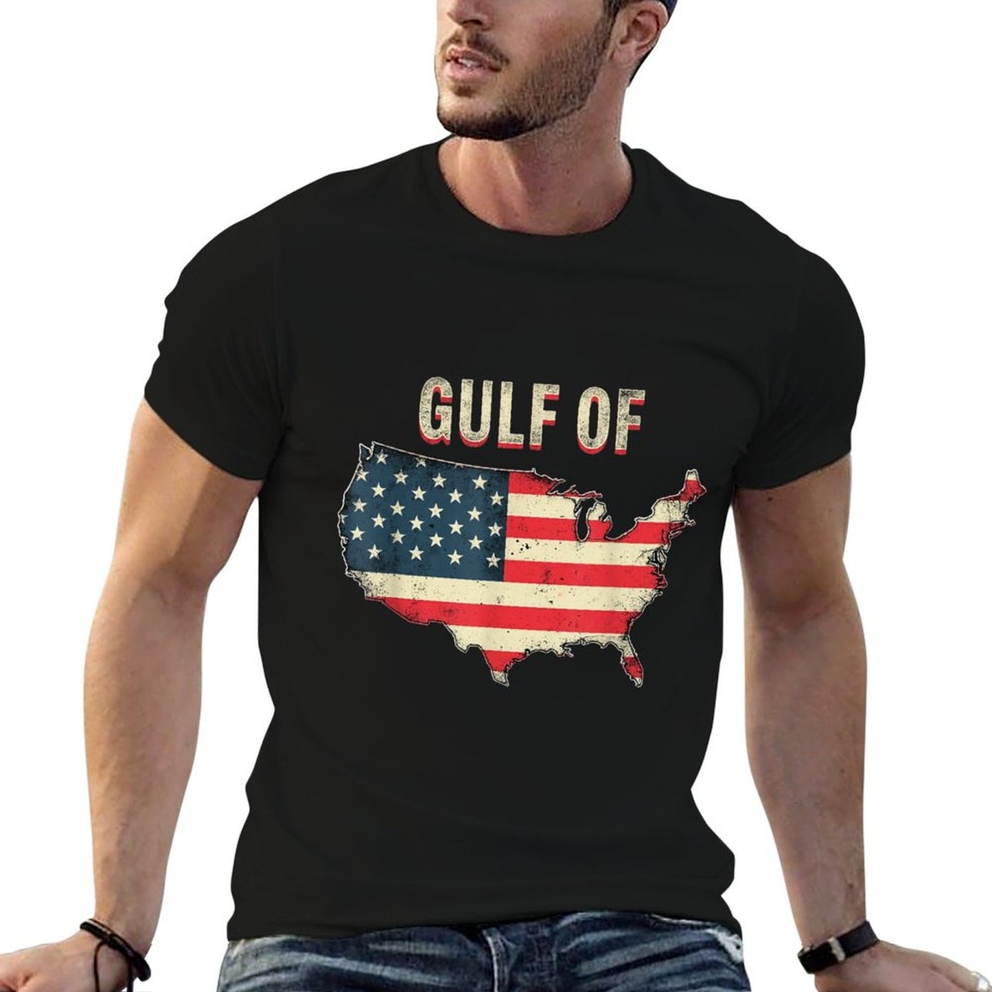 Gulf of United States of America USA Comfortable T-Shirt