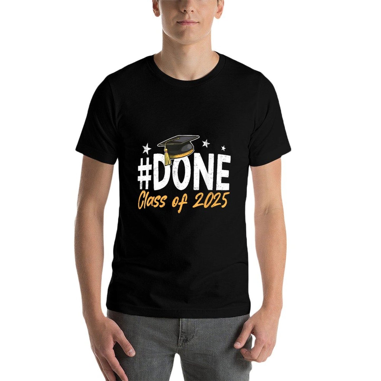 Done Class Of 2025 Graduation Graduate Men Women Kids Versatile T-Shirt