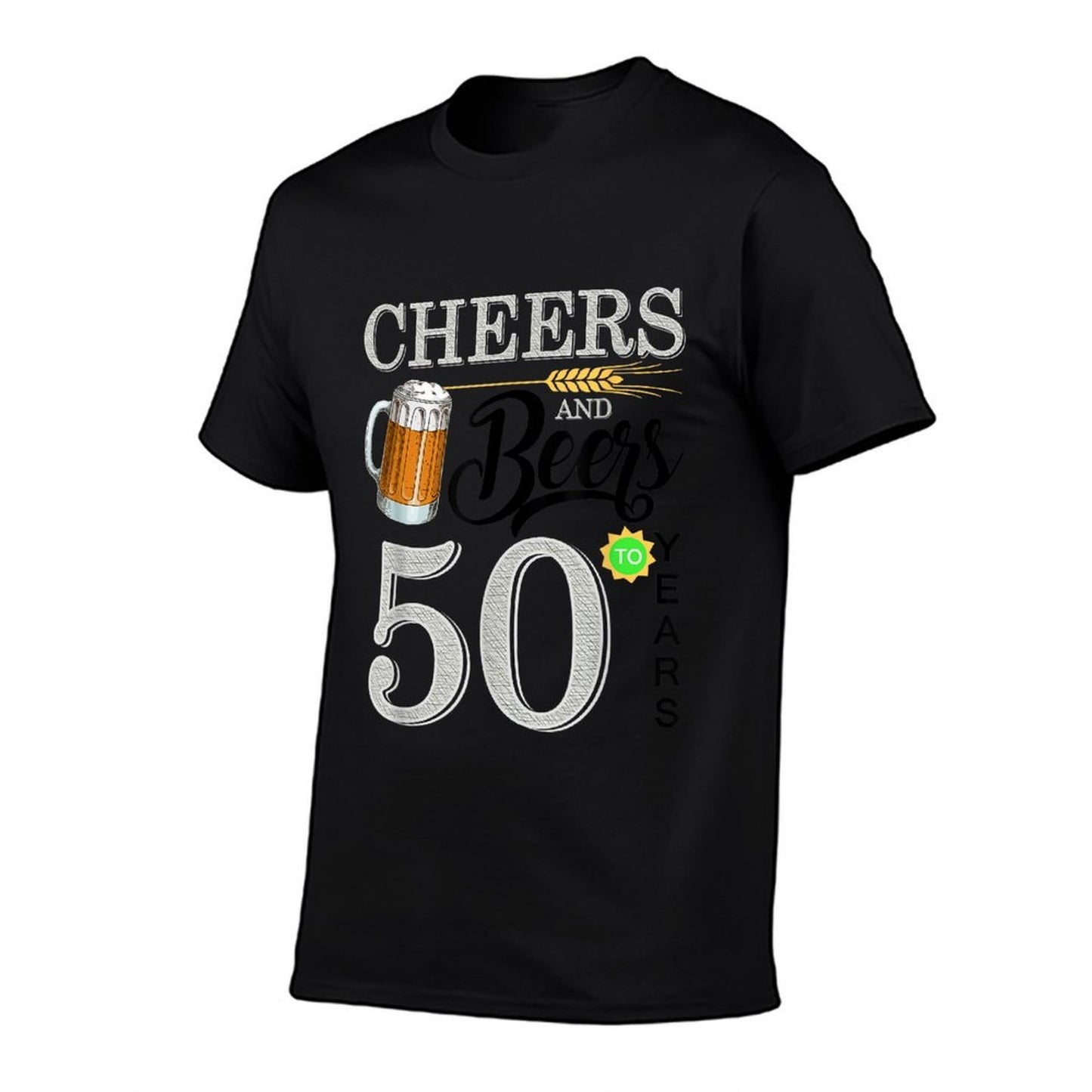 Cheers And Beers to 50 Year 50th Birthday Gift Grandpa Moisture-wicking T-Shirt