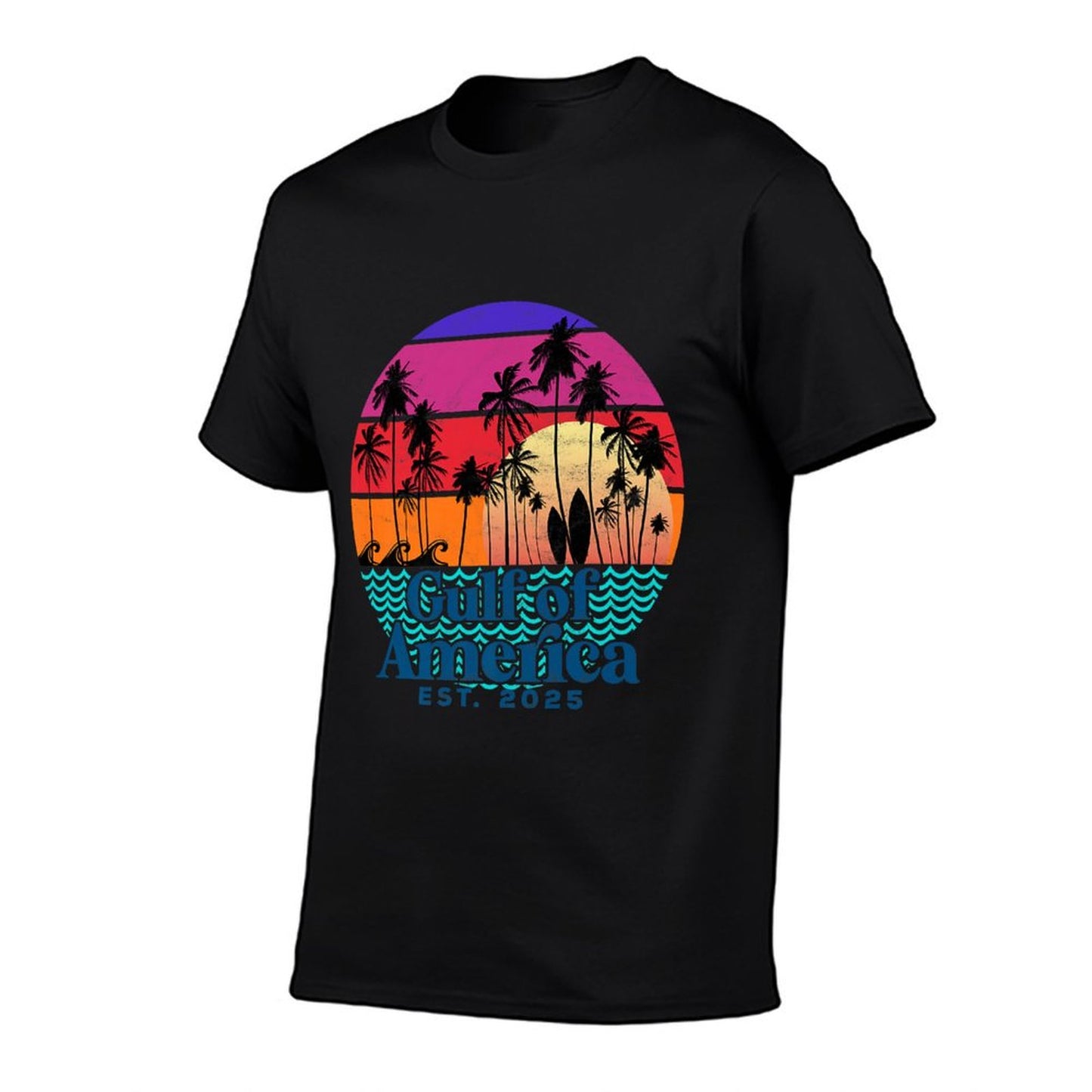Gulf of US America Premium Graphic-printed T-Shirt