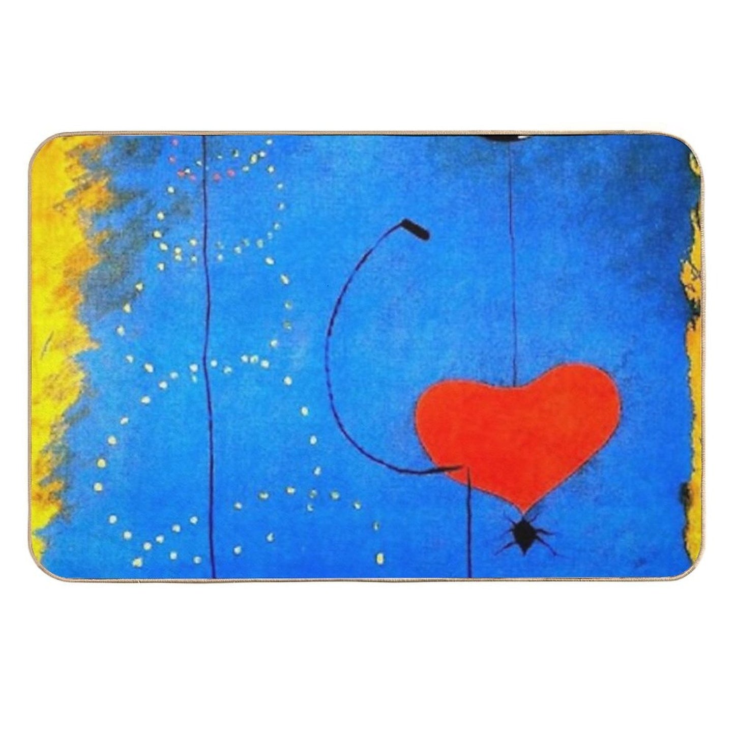 Joan Miro La Danseuse Stain-Proof Bath Mat