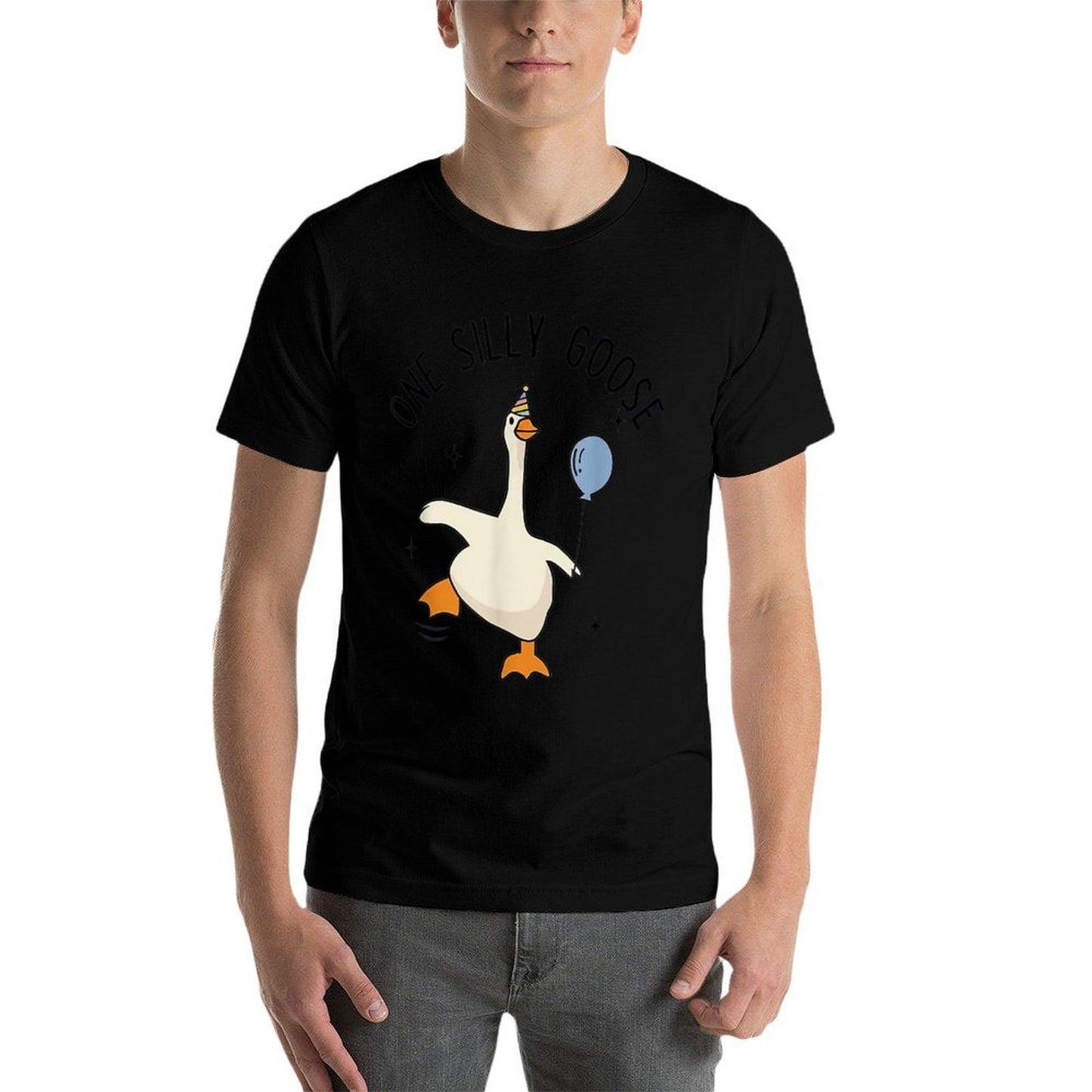 One Silly Goose Funny 1st First Birthday Boy 1 Year Old Vintage-inspired T-Shirt
