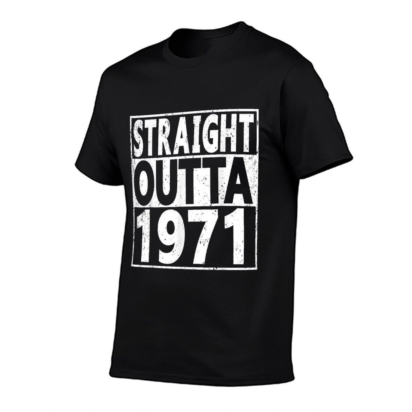 Straight Outta 1971 50 Years 50th Birthday Summer-ready Fabric T-Shirt