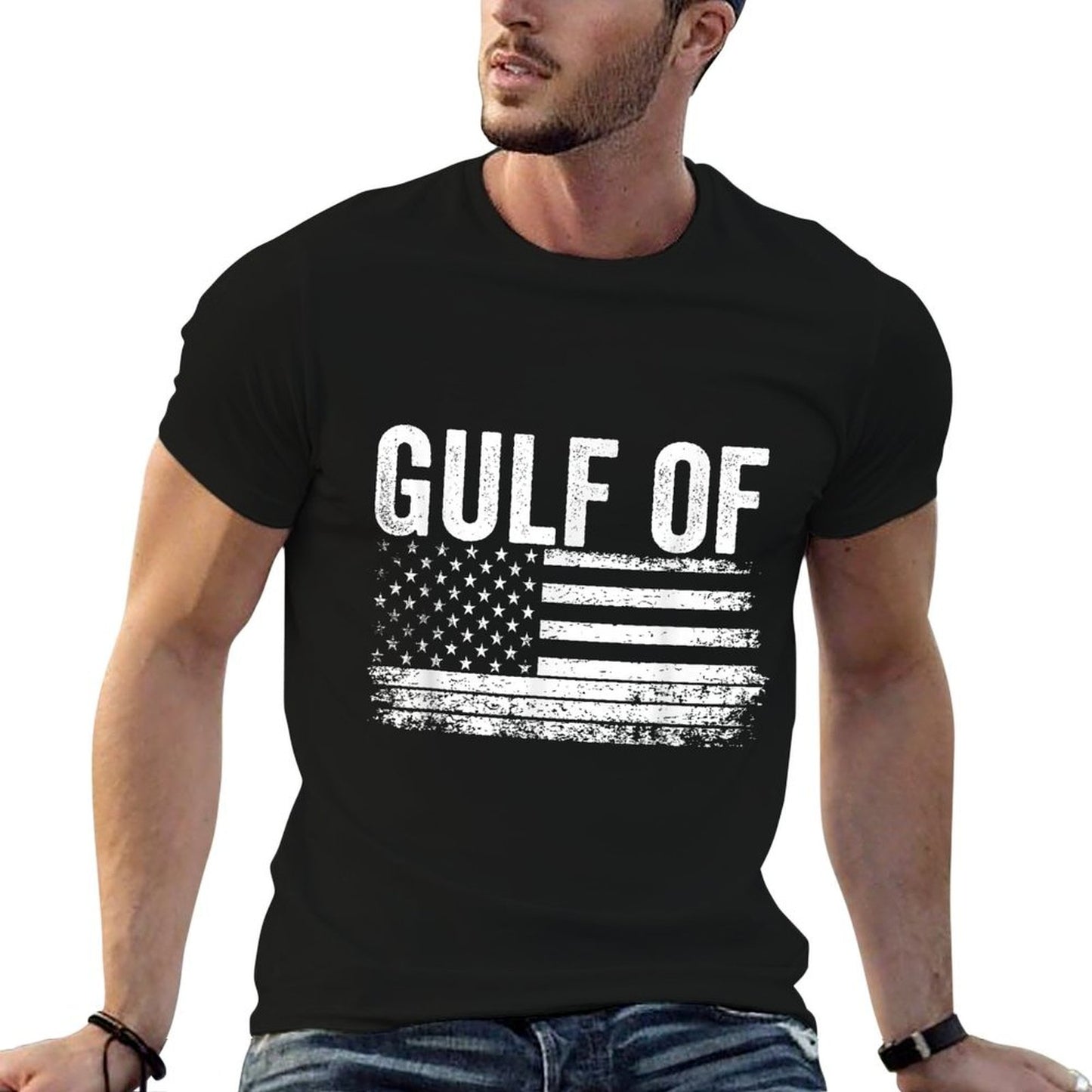 The Gulf of USA America's Gulf Mexico High-quality Stitching T-Shirt