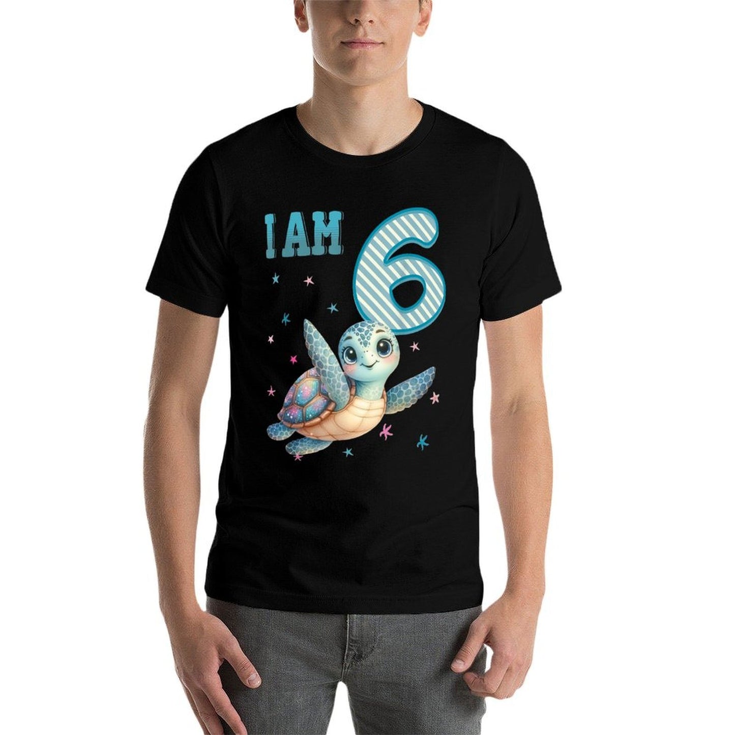 Kids 6 Year Old 6th Birthday Sea Turtles Boy Girl Turtle Soft T-Shirt