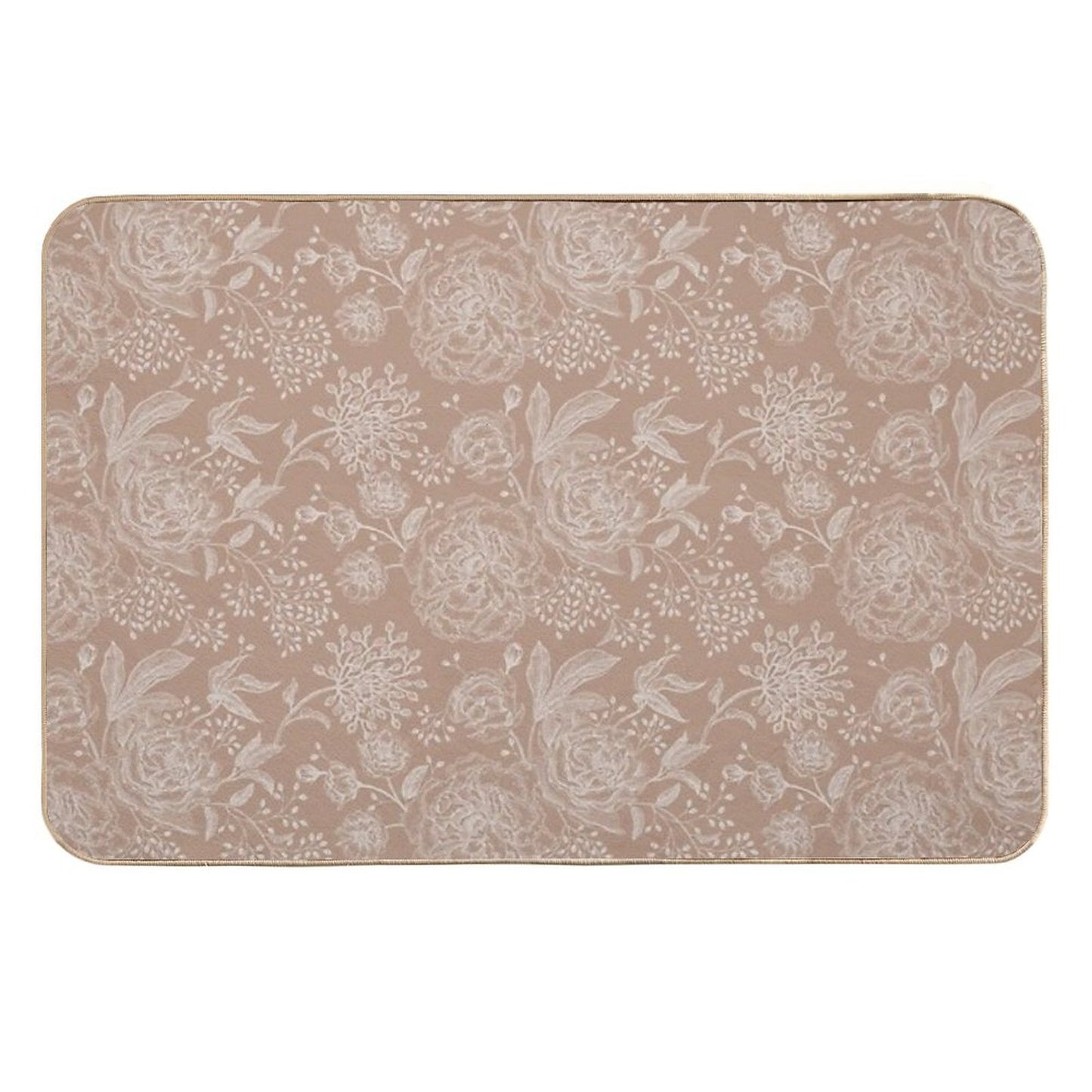 Toile Floral Versatile Bath Mat